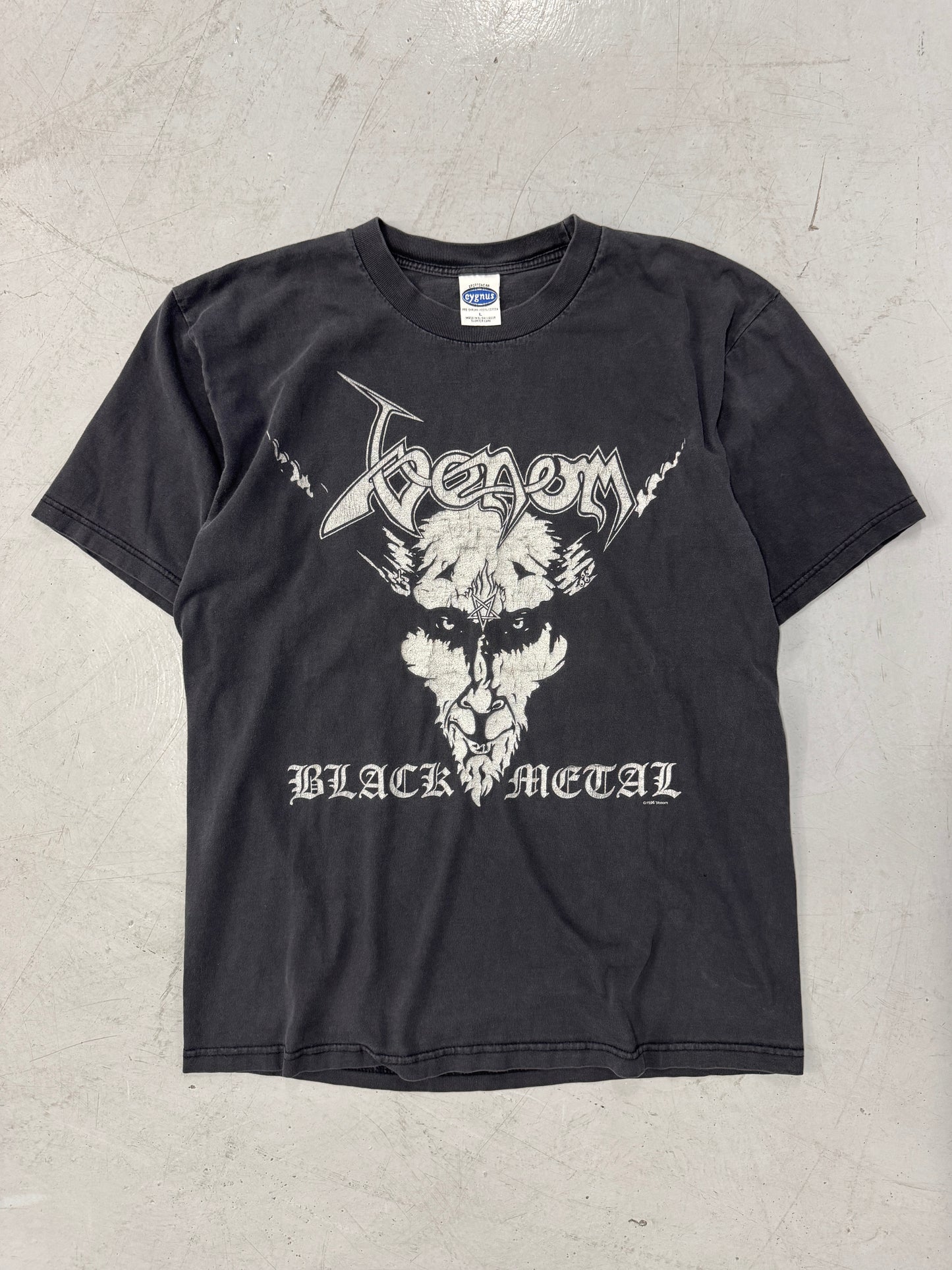1996 Venom 'Black Metal' Tour T-Shirt Cygnus Tag [L]
