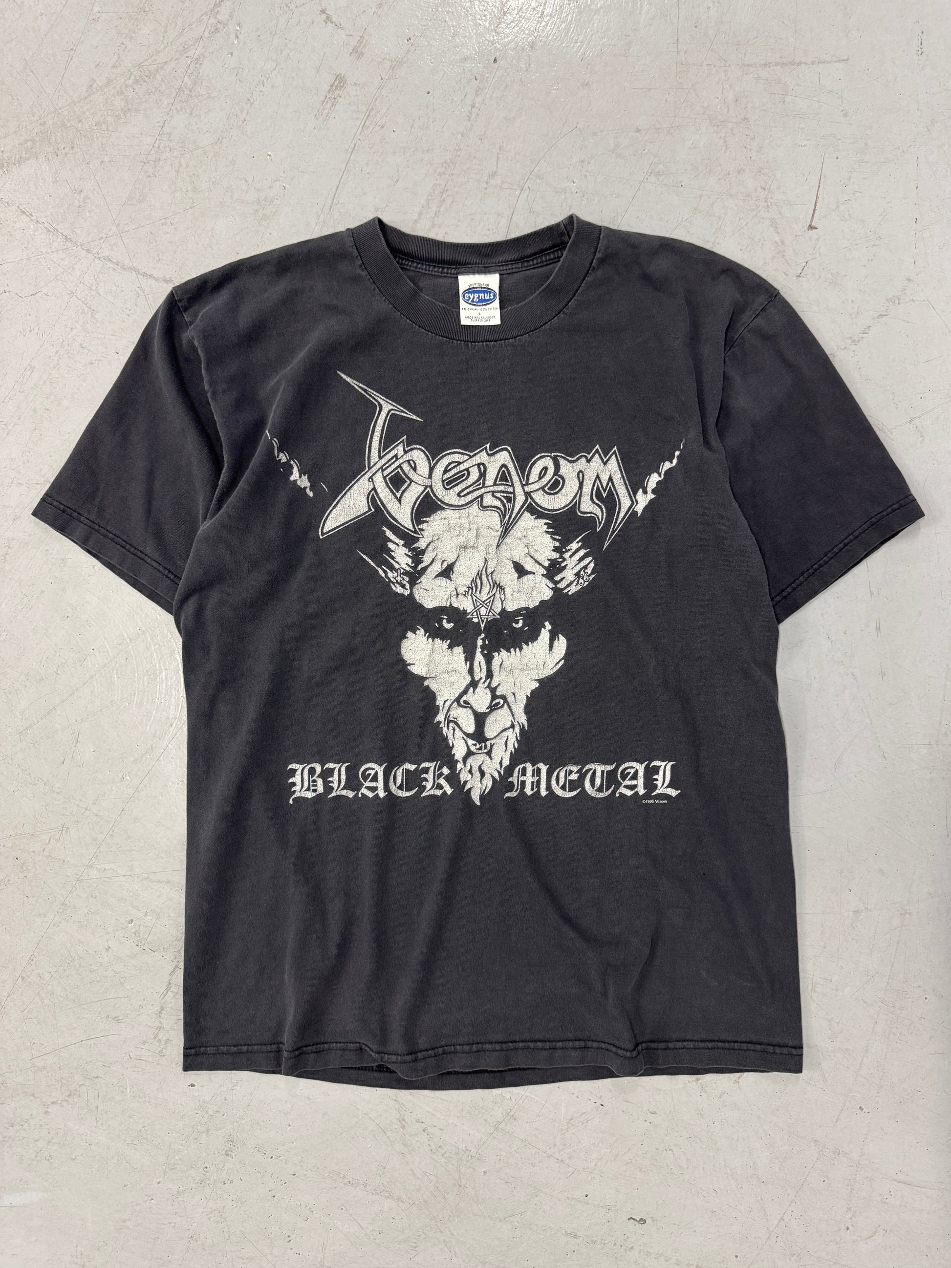 1996 Venom 'Black Metal' Tour T-Shirt Cygnus Tag [L]