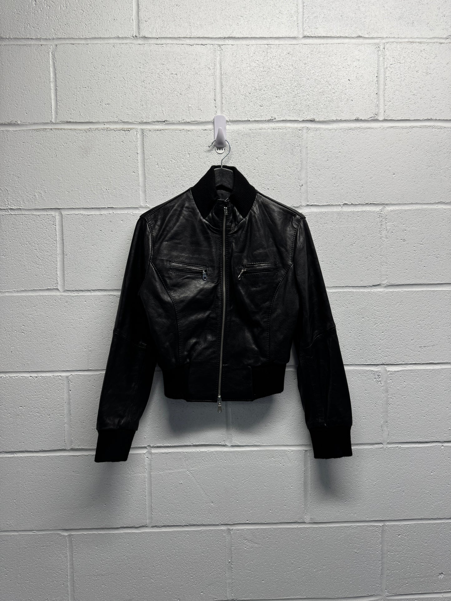 2000s D&G Leather Jacket [XS]
