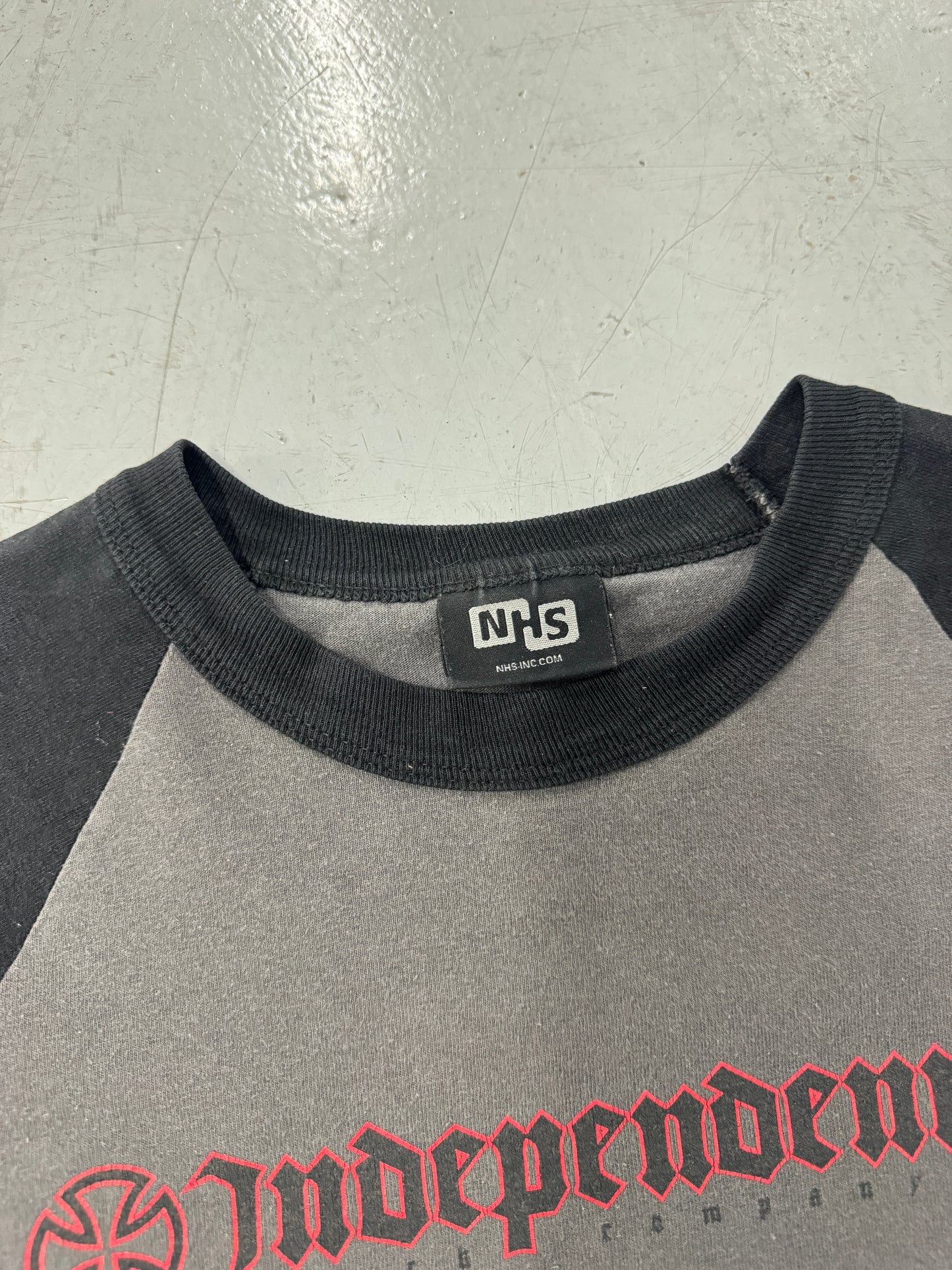 2000s Independent NHS Tag Longsleeve Shirt [L]