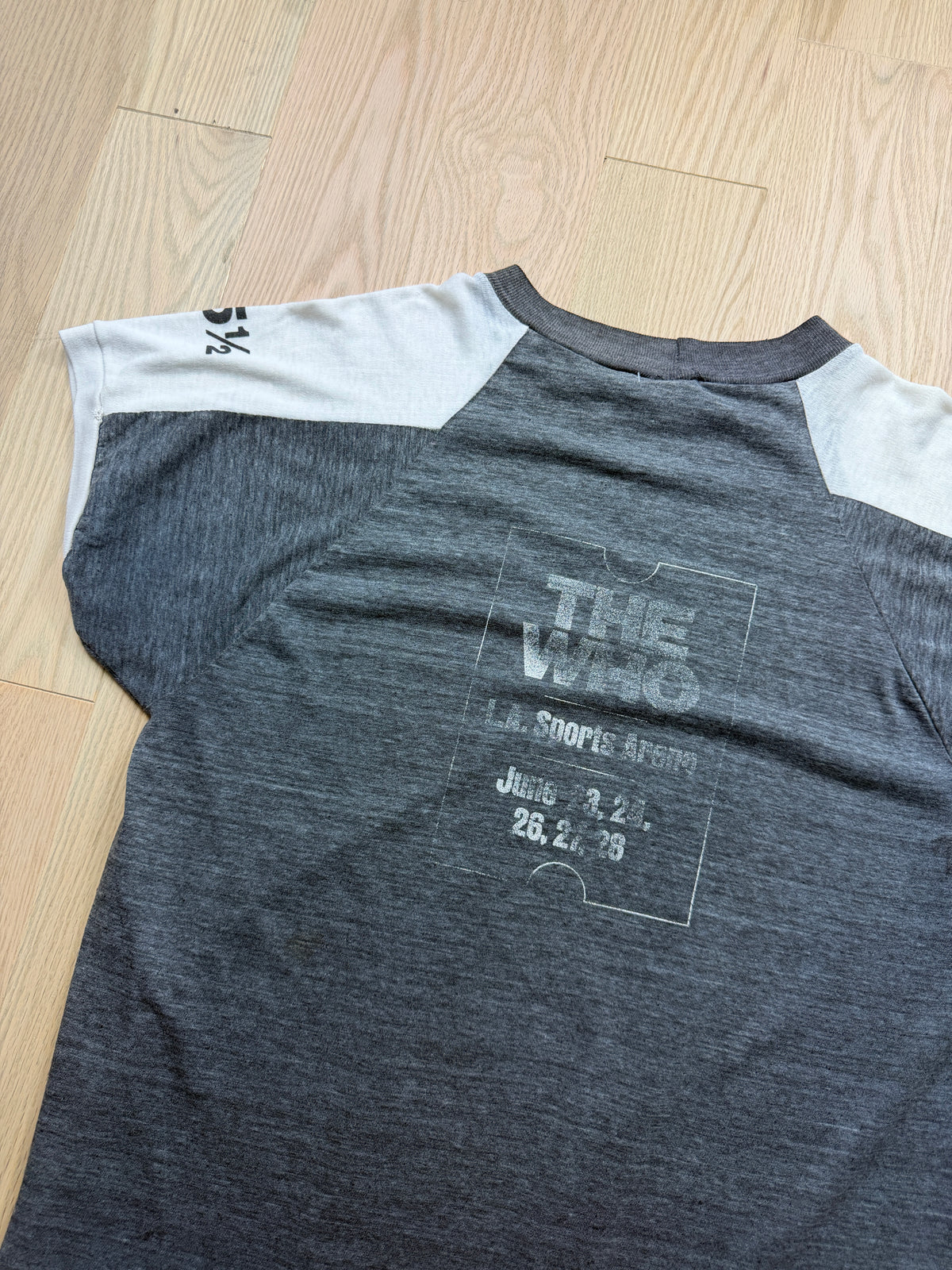1980s Kilos 95.5 The Who Ringer Shirt [XL]