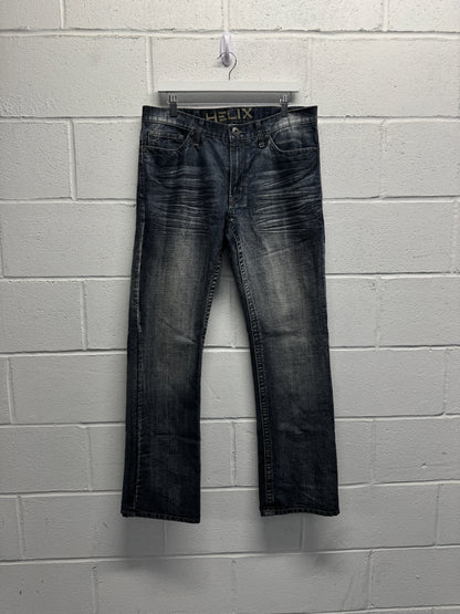 Y2K Helix Bootcut Jeans [36]