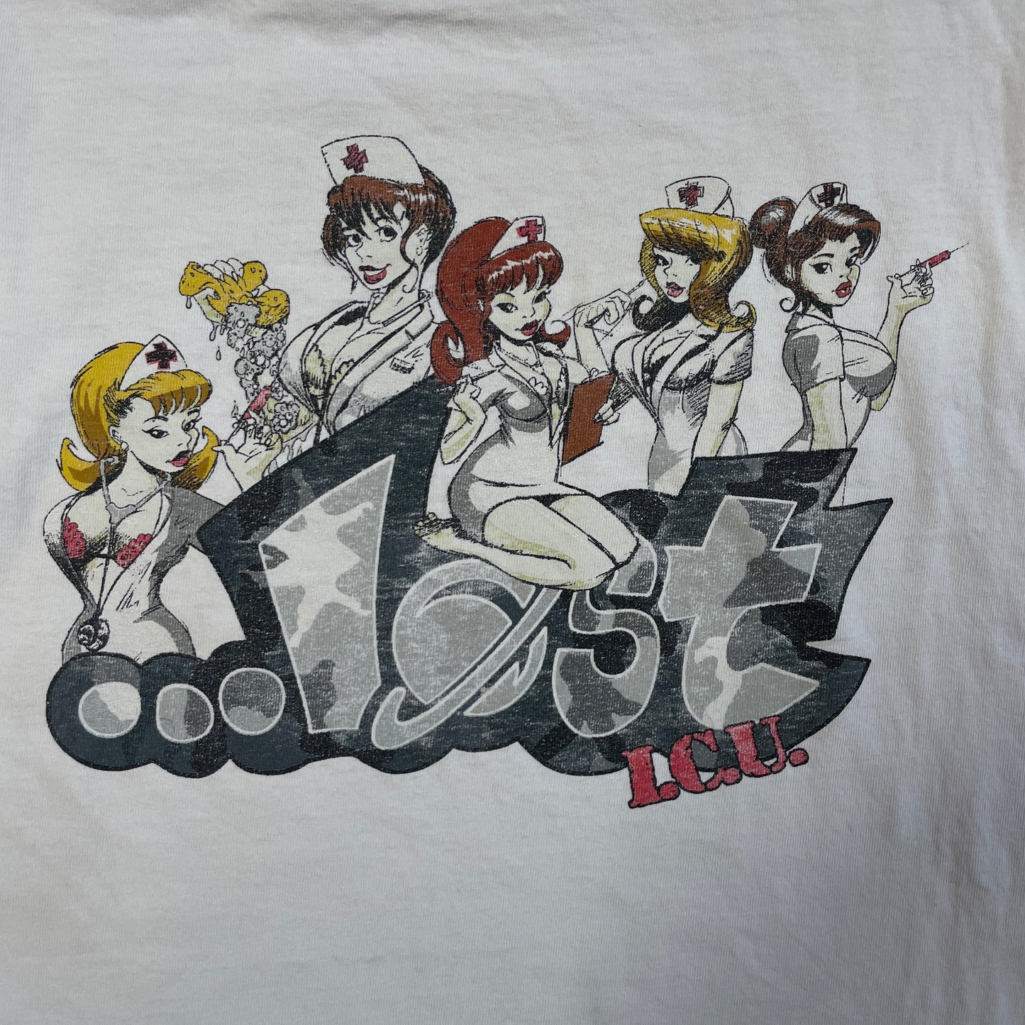 1990s The Lost Club Anime Nurse T-Shirt