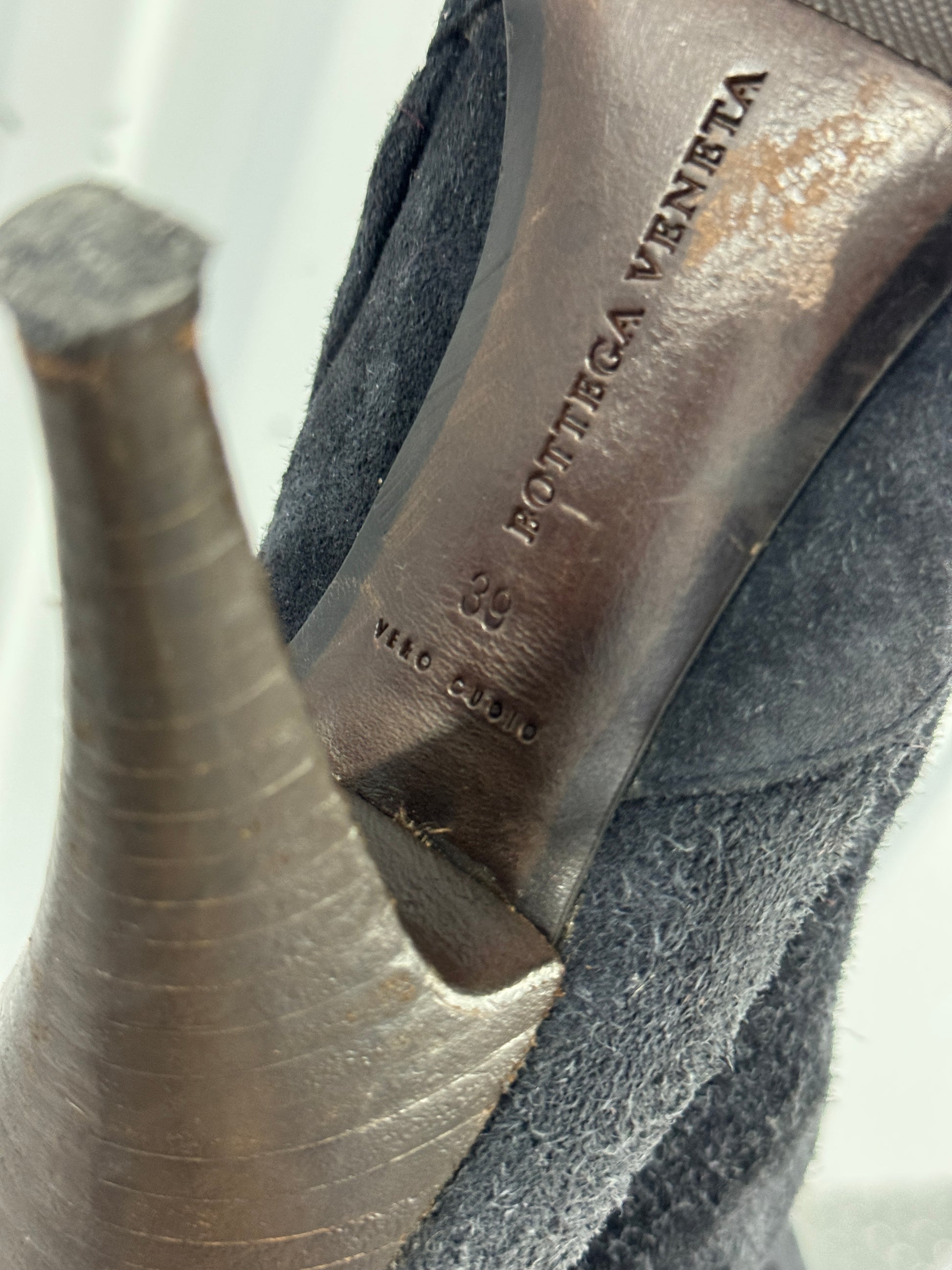 2000s Bottega Venetta Tall Suede Boots [39]