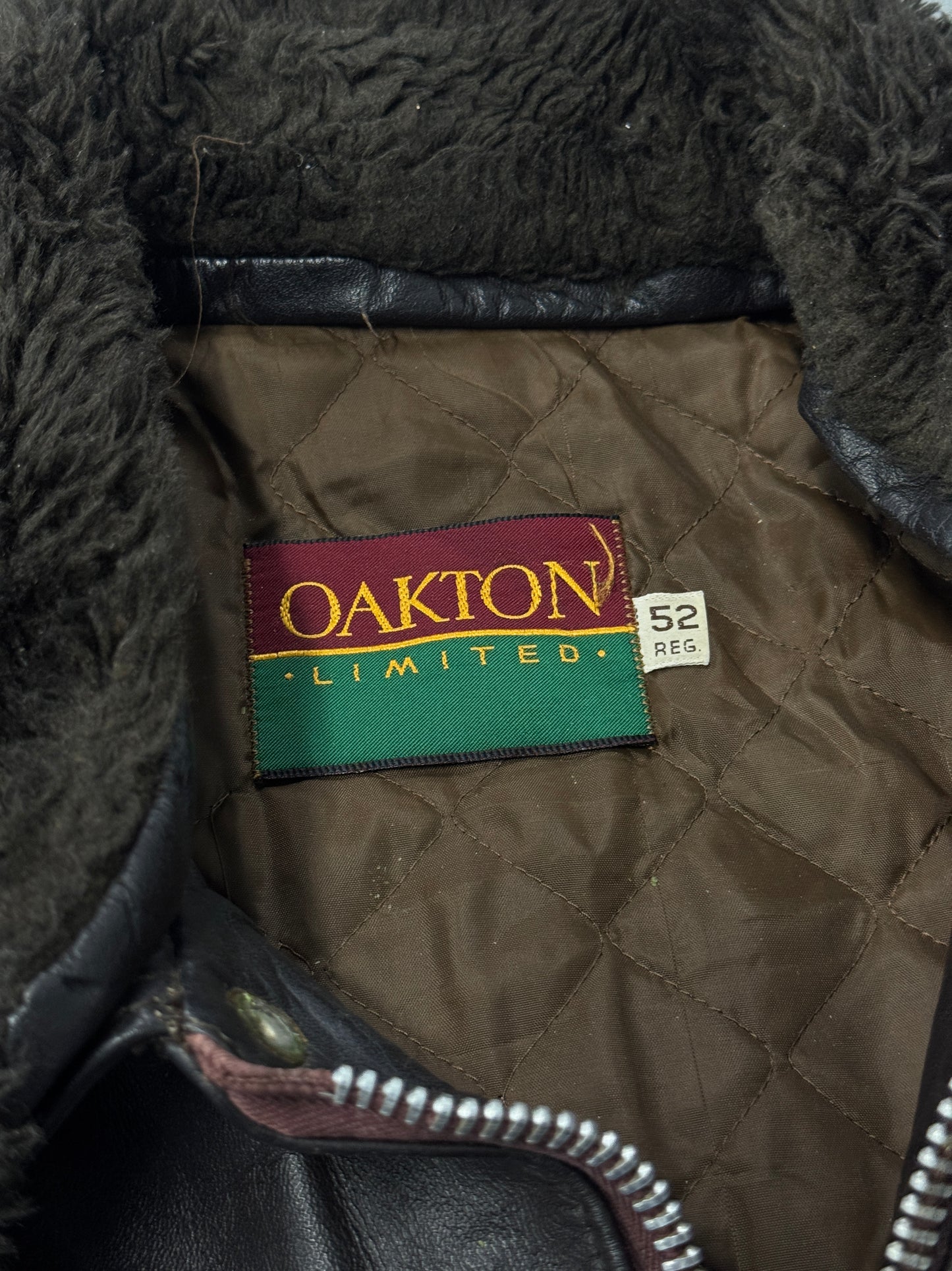 1980s Brown Leather B-15 Jacket [XL / 52]