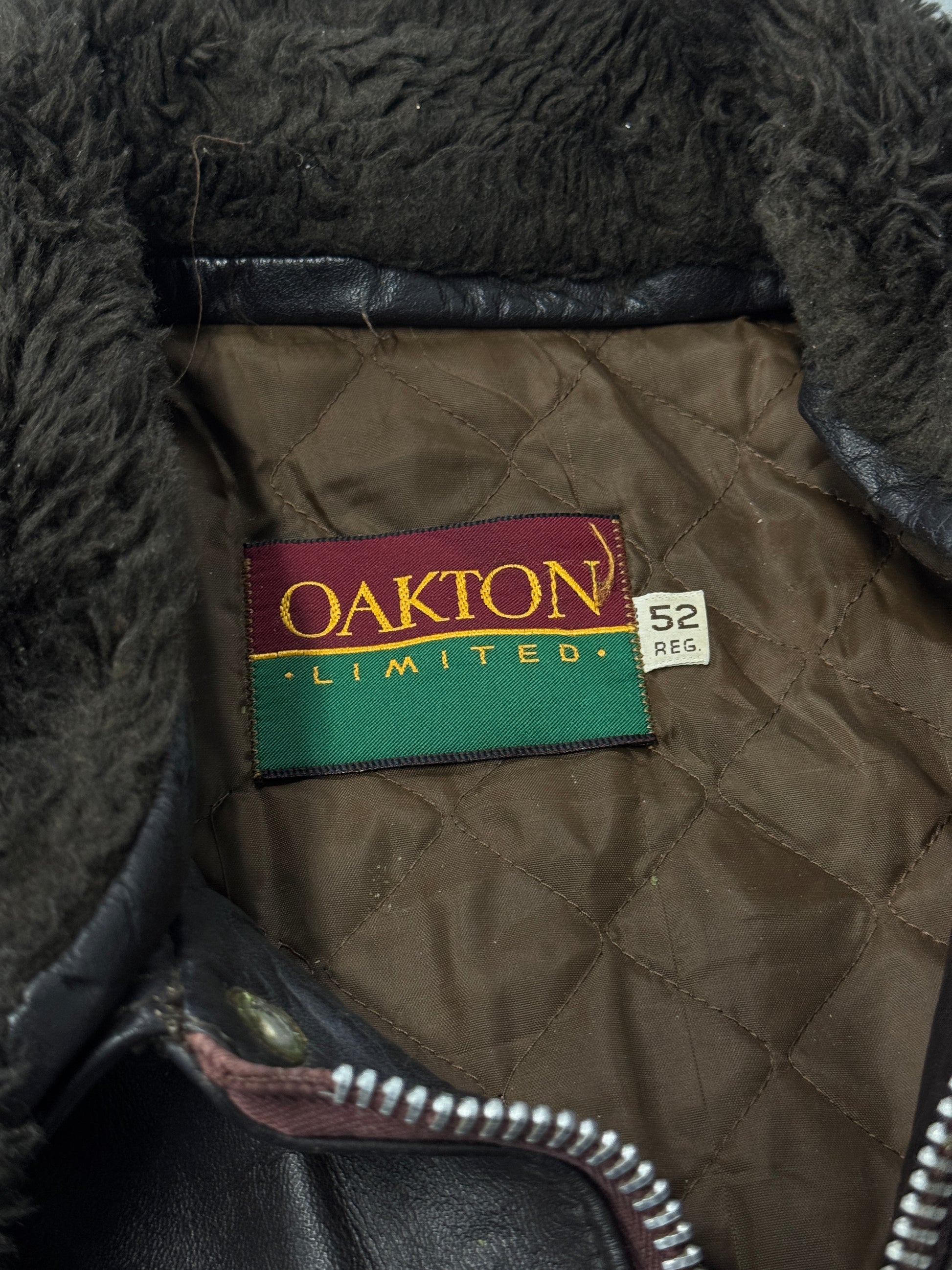 1980s Brown Leather B-15 Jacket [XL / 52]