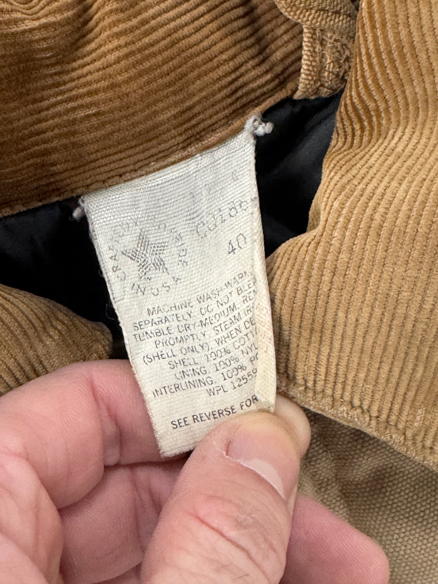 1989 Thrashed Carhartt Arctic Jacket (100 years anniv.) [L]