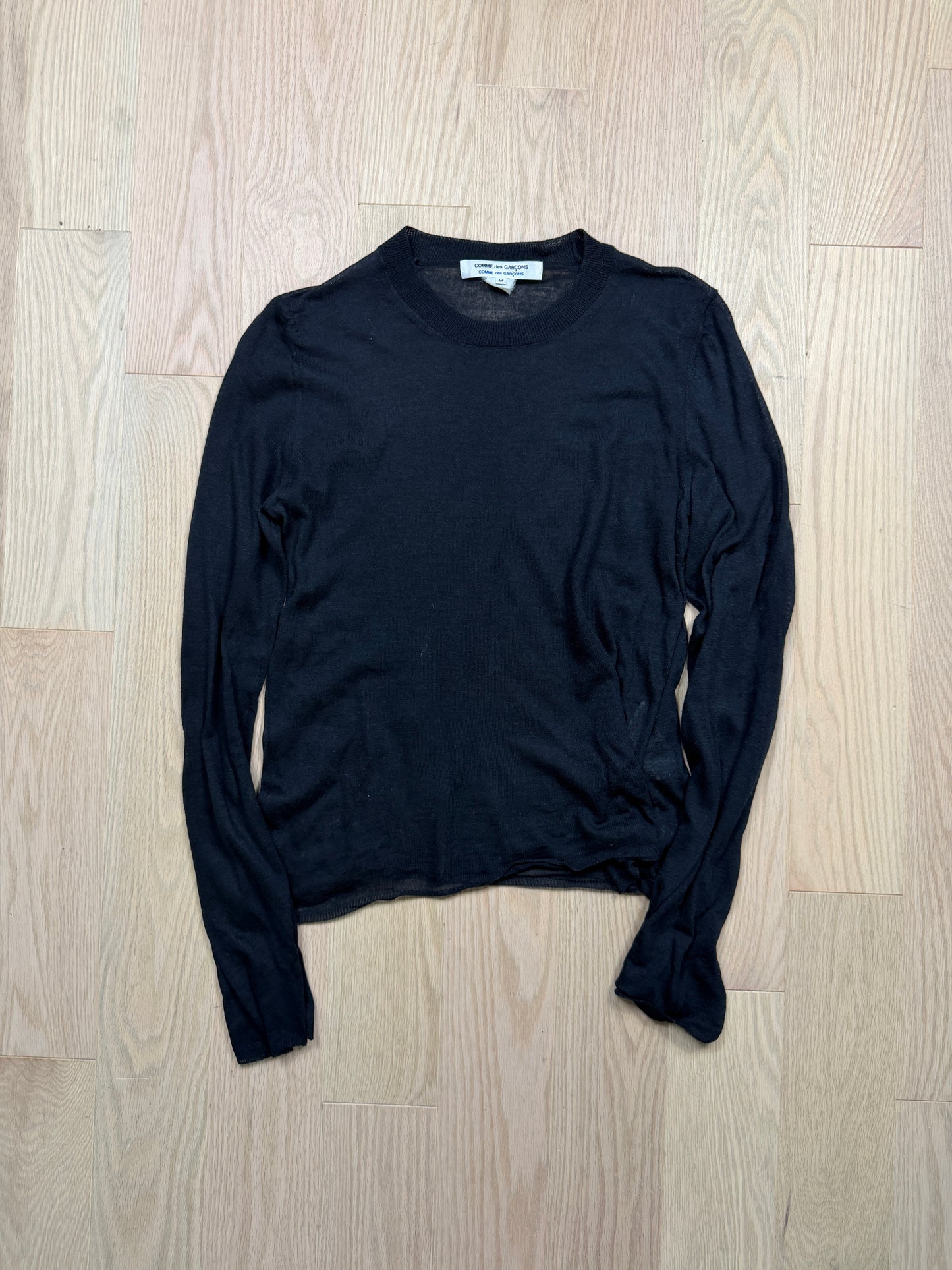Comme Des Garcons Wool Thin Sweater [M]