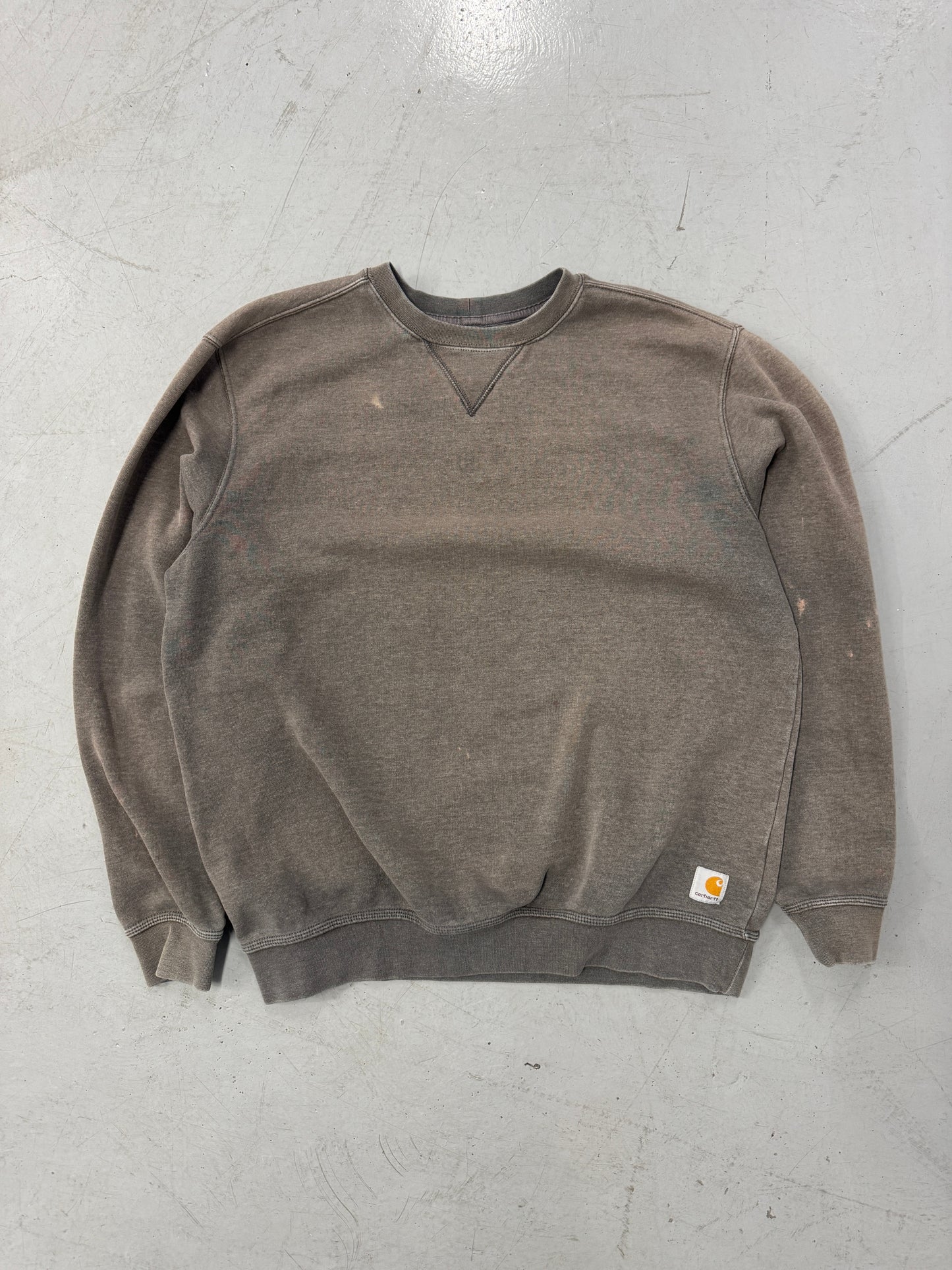2000s Faded Carhartt Crewneck [L]