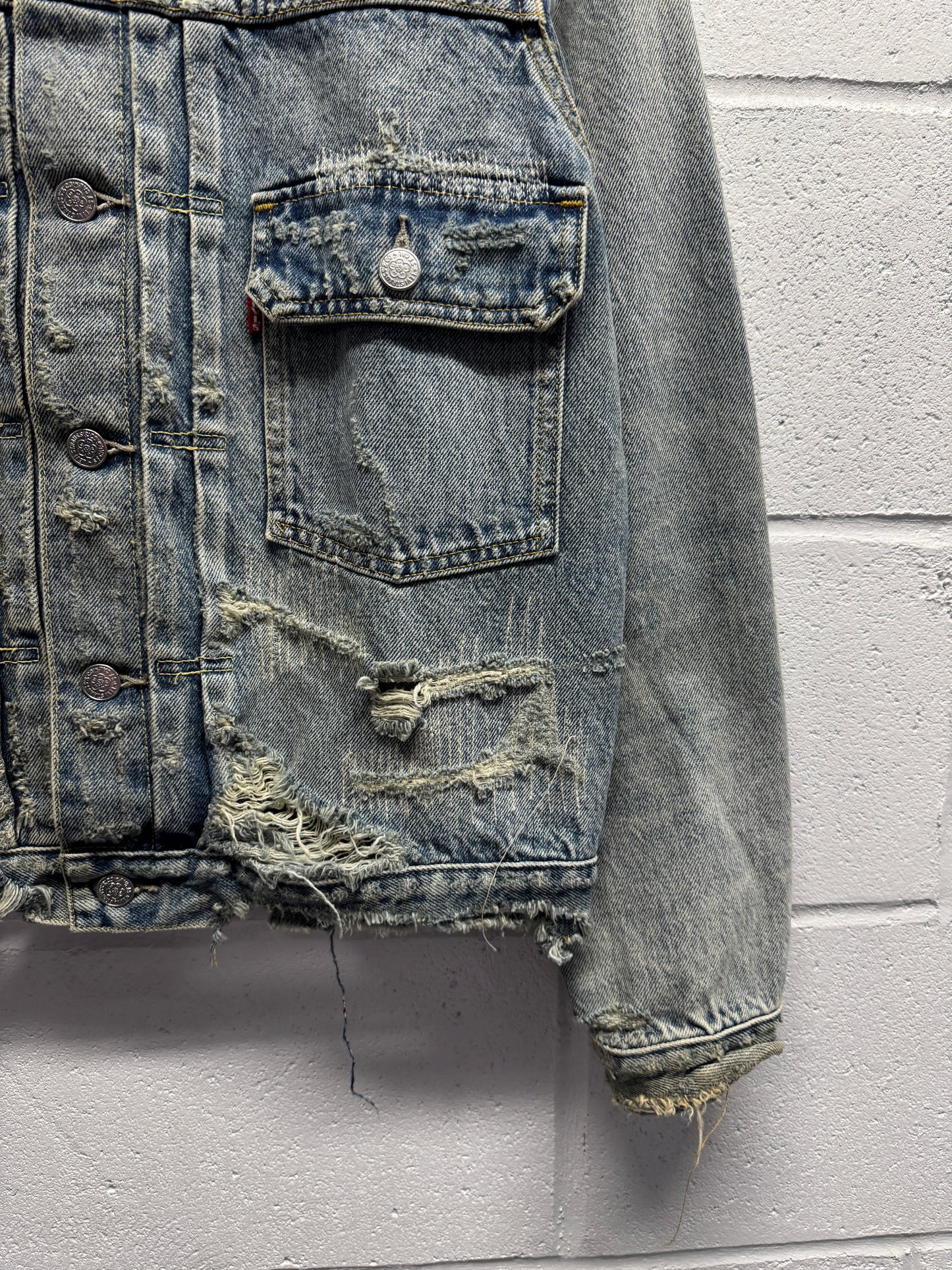 FW23 Kenzo x Levis Distressed Type II Jacket [S/M]