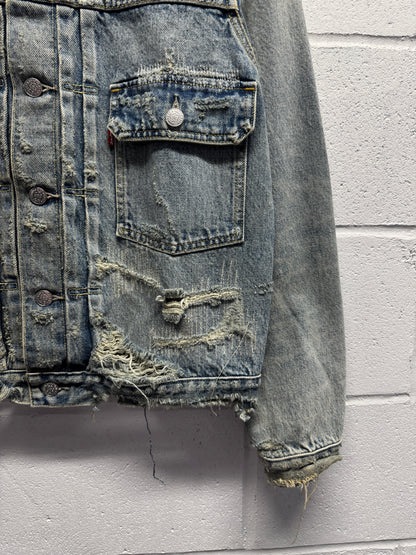 FW23 Kenzo x Levis Distressed Type II Jacket [S/M]