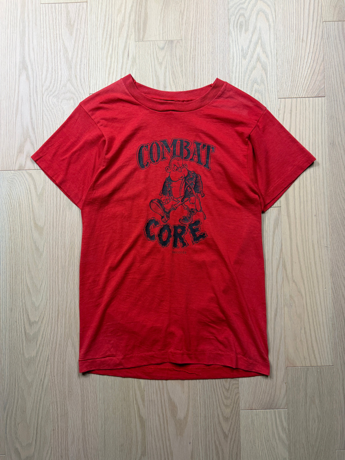 1980s Combat Core Records T-Shirt [M]