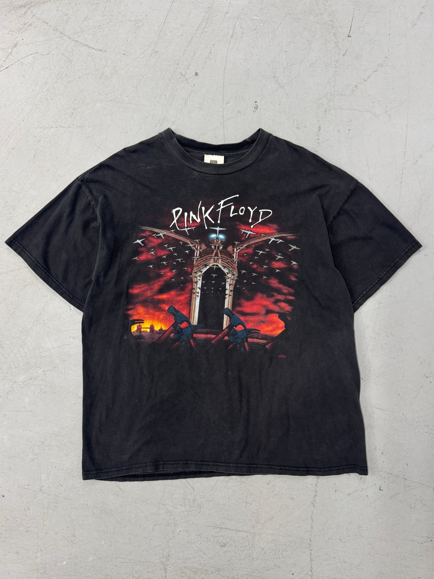 1990s Pink Floyd The Wall Winterland Band T-Shirt [XL]