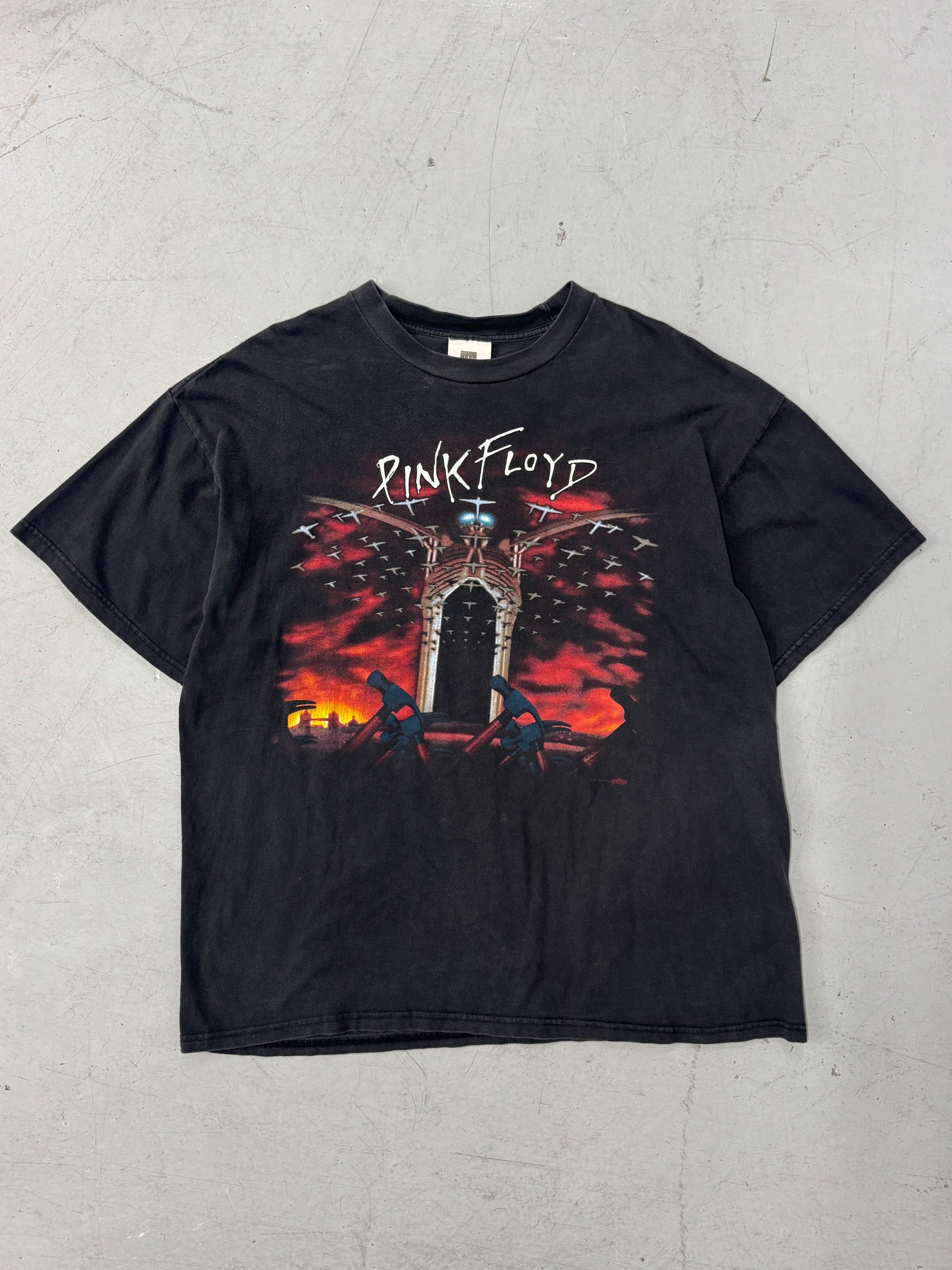 1990s Pink Floyd The Wall Winterland Band T-Shirt [XL]