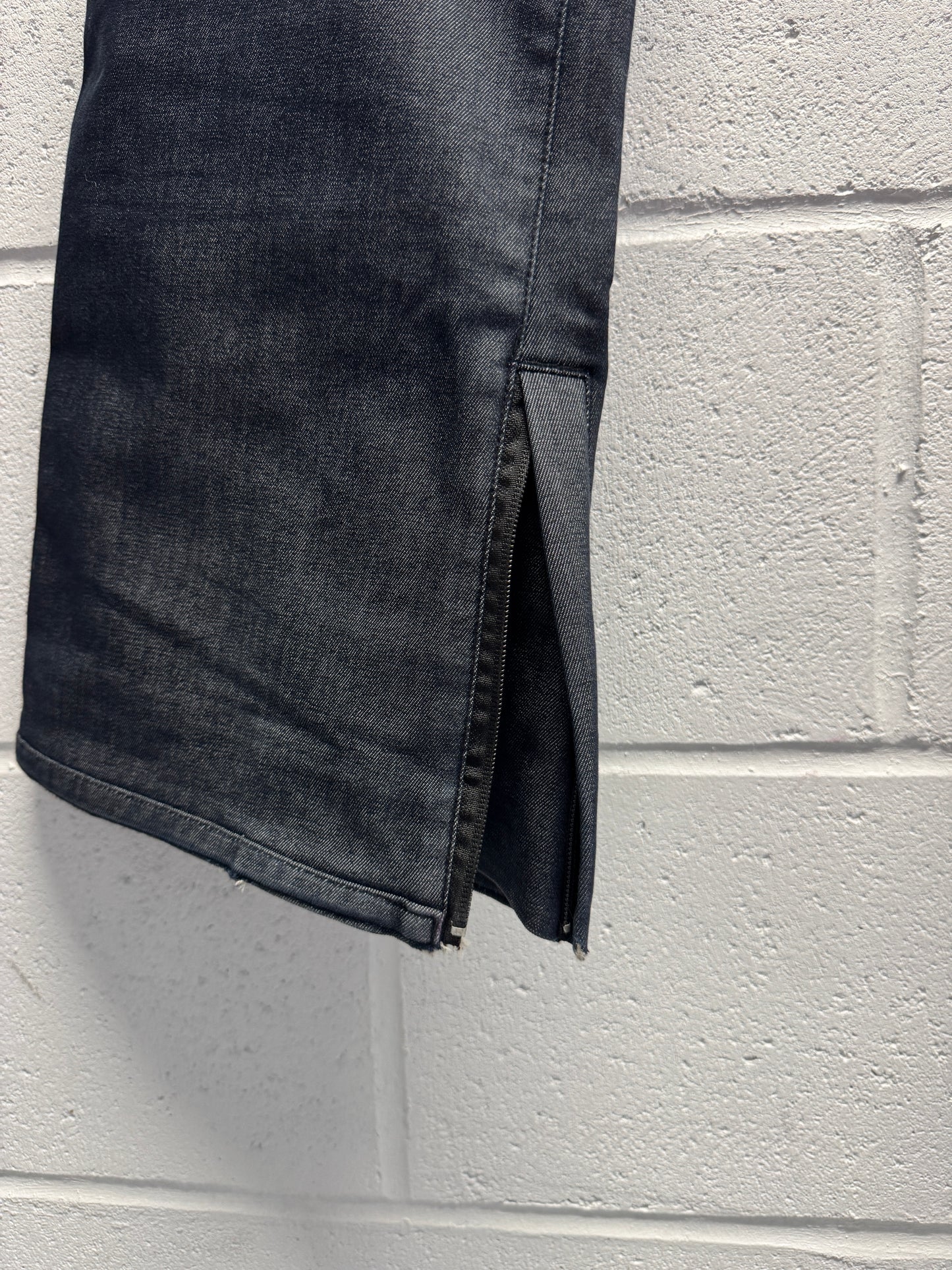 Y2K 2000s Denim (looking) Snowboard Flared Pants [36]