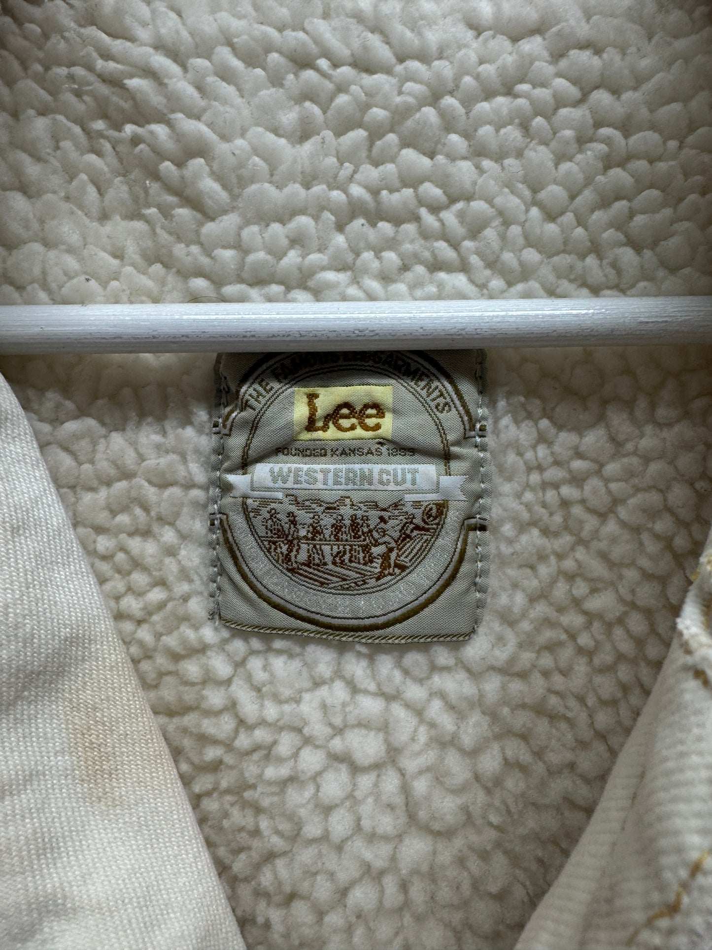1980s Lee Western Cut Sherpa Lined Jacket [L]