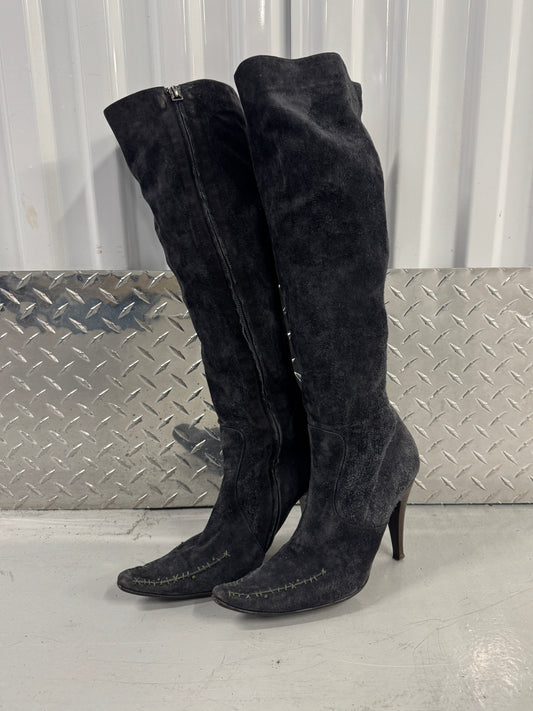 2000s Bottega Venetta Tall Suede Boots [39]