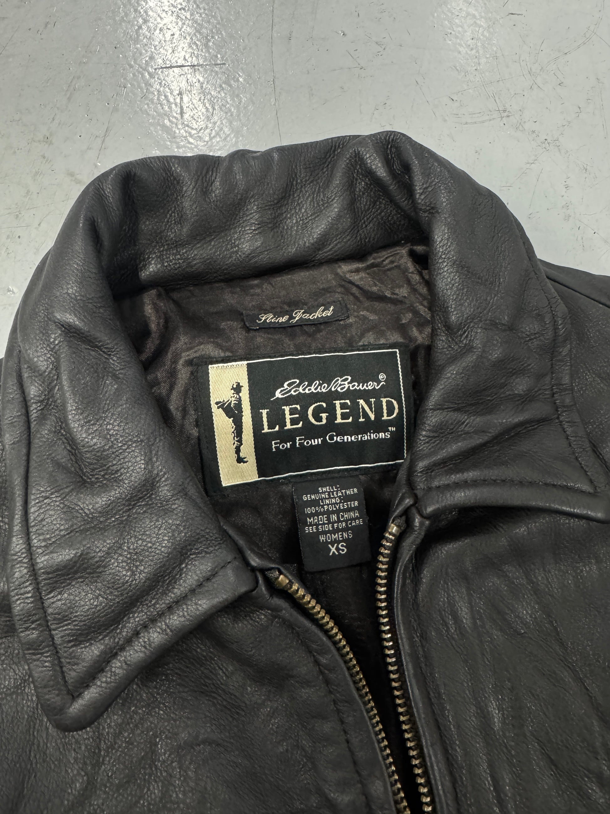 2000s Eddie Bauer Legend Leather Jacket [S]