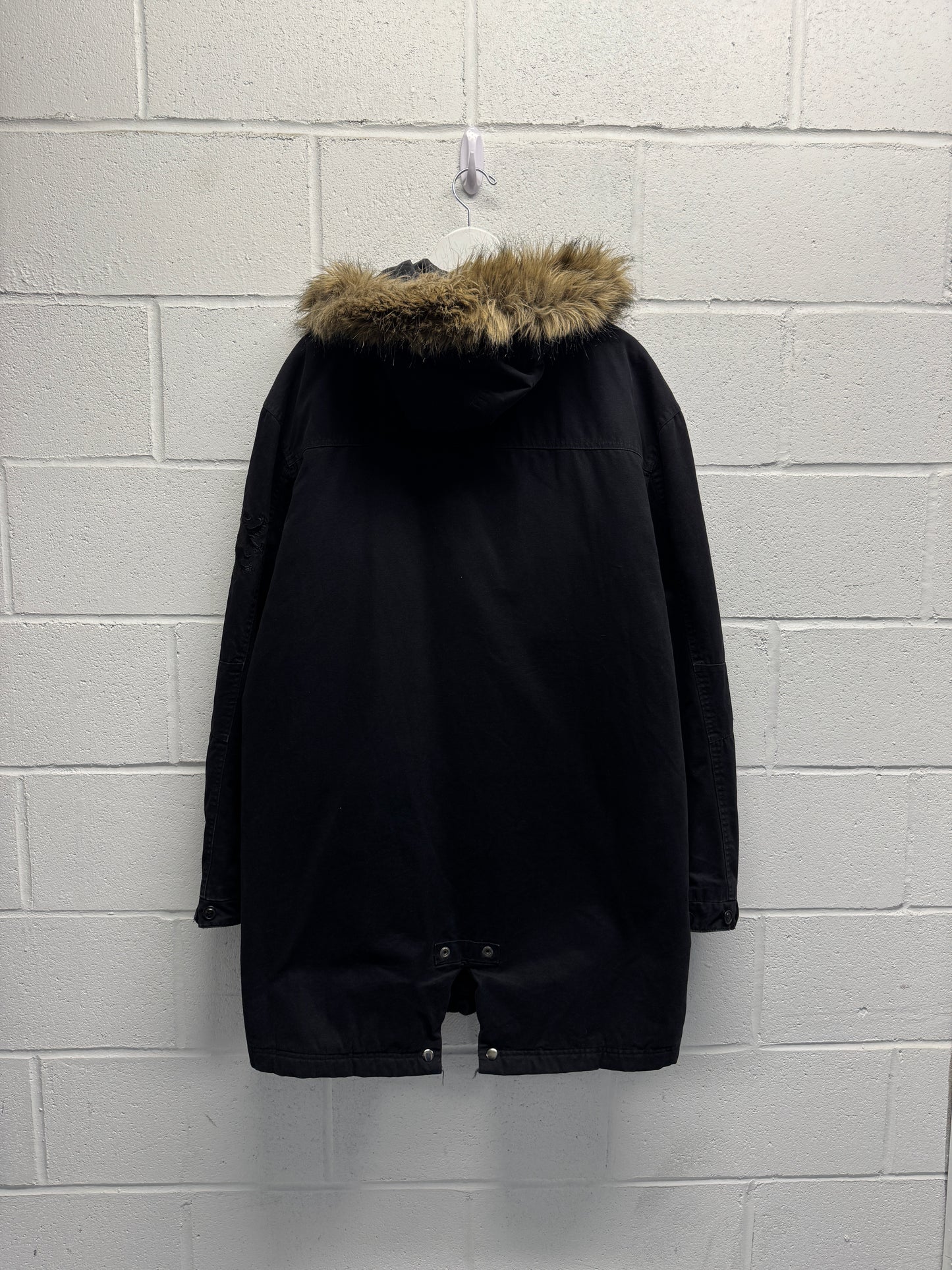 1990s Fur Hooded Parka [XL]
