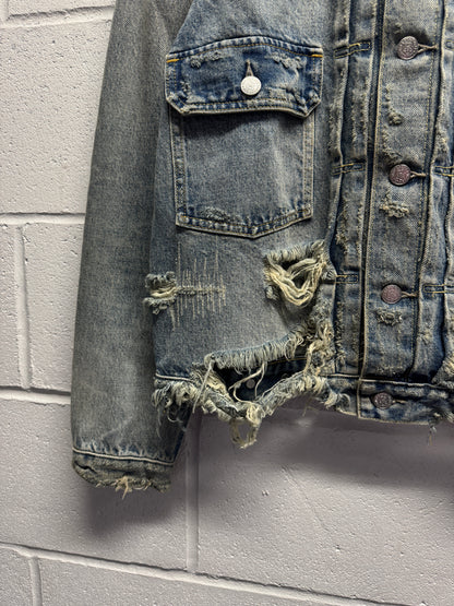FW23 Kenzo x Levis Distressed Type II Jacket [S/M]