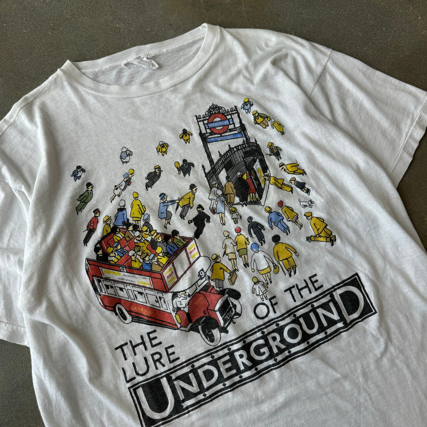 Vintage 1980s Lure of the Underground London T-Shirt [L]
