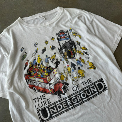 Vintage 1980s Lure of the Underground London T-Shirt [L]