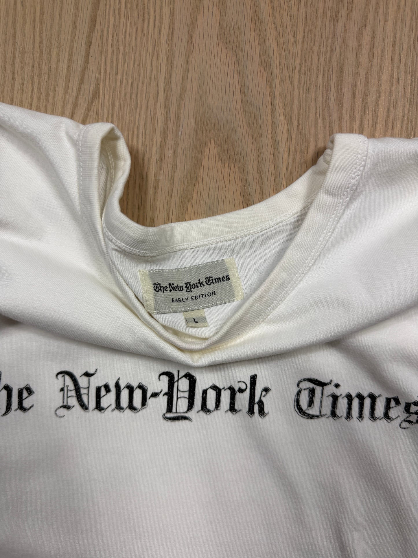 1990s New York Times T-Shirt [L]