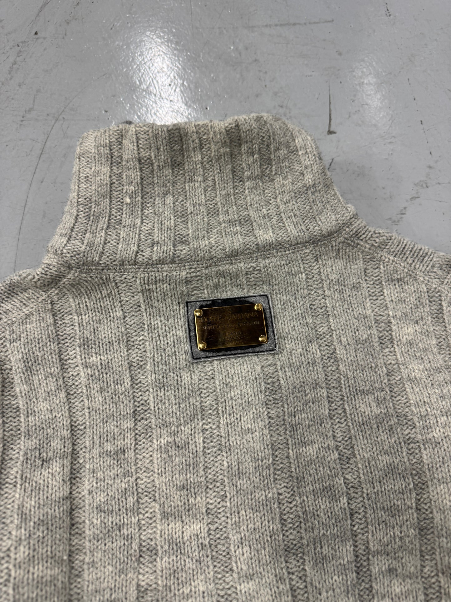 2000s Dolce &amp; Gabbana Wool Track Jacket [L]