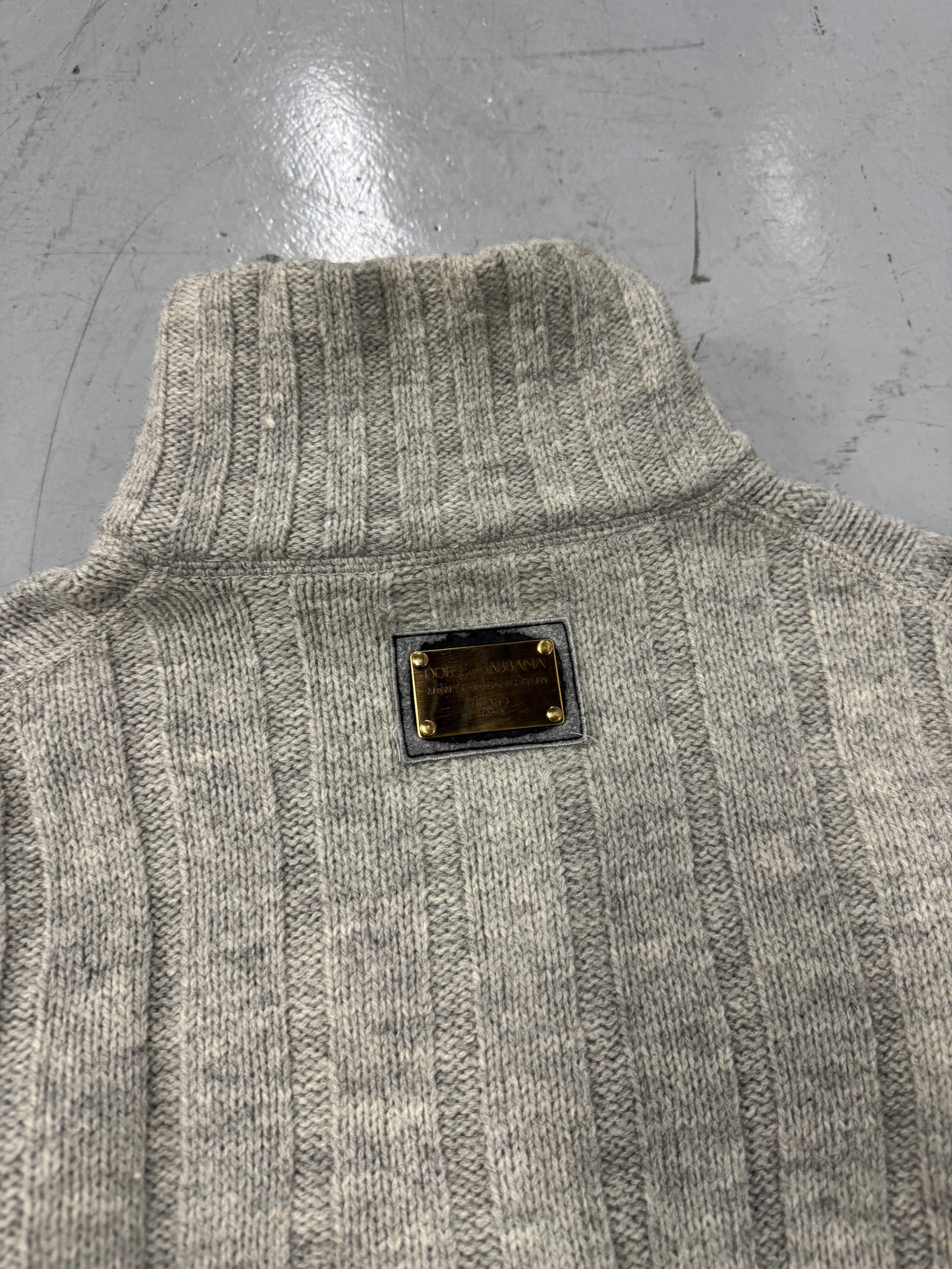 2000s Dolce &amp; Gabbana Wool Track Jacket [L]