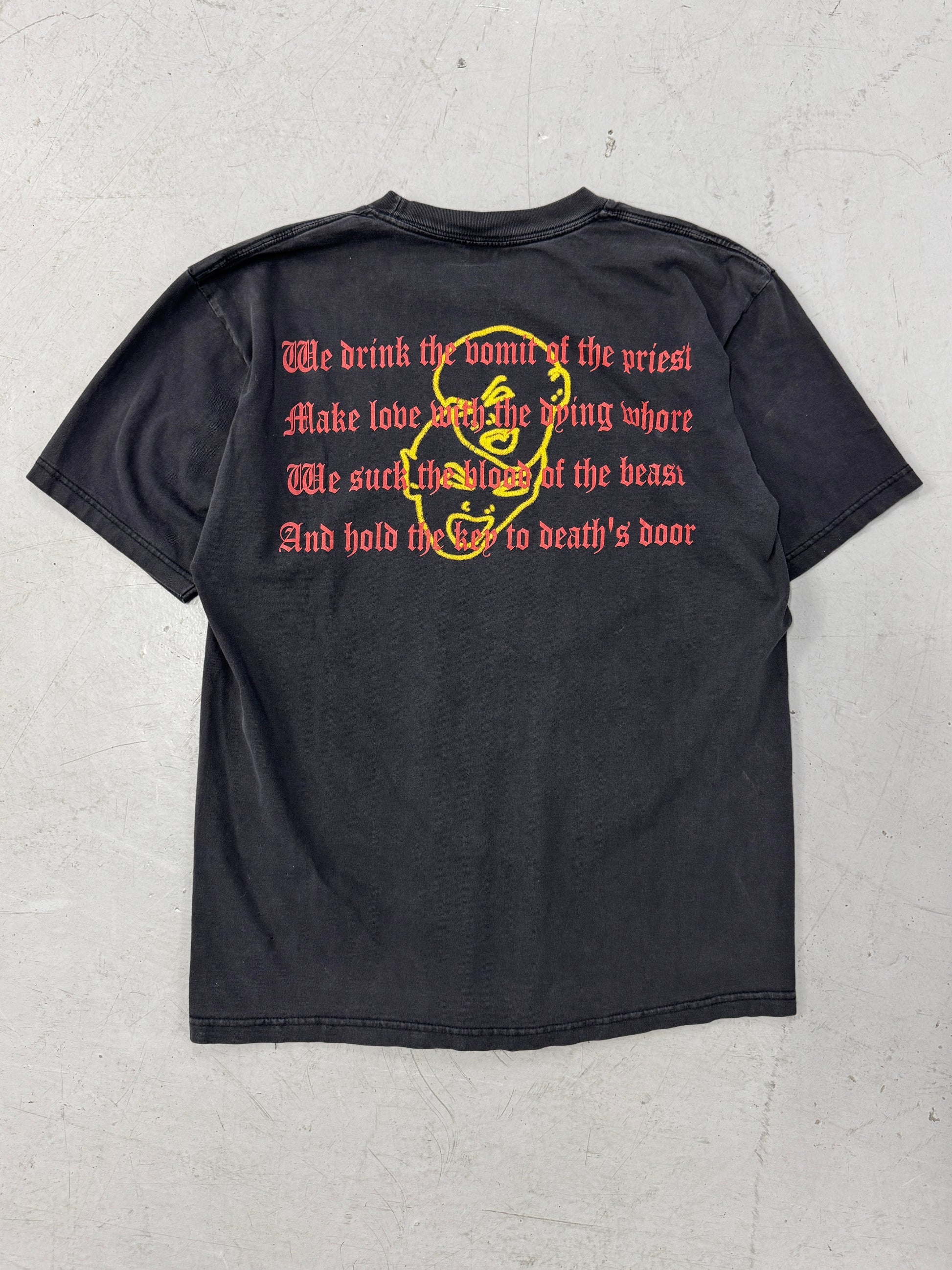 1996 Venom 'Black Metal' Tour T-Shirt Cygnus Tag [L]