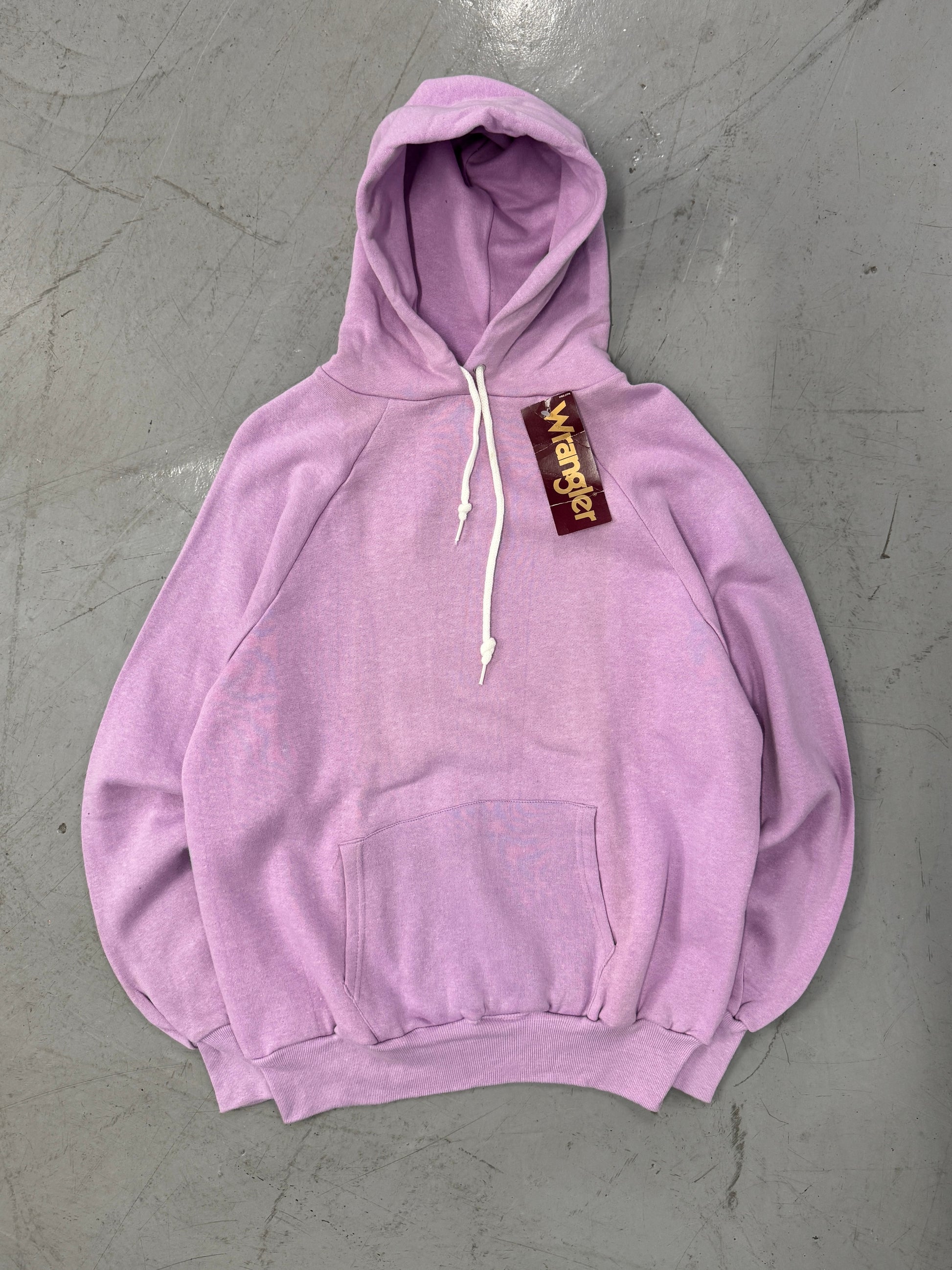 1980s Wrangler Pink Hoodie [M]