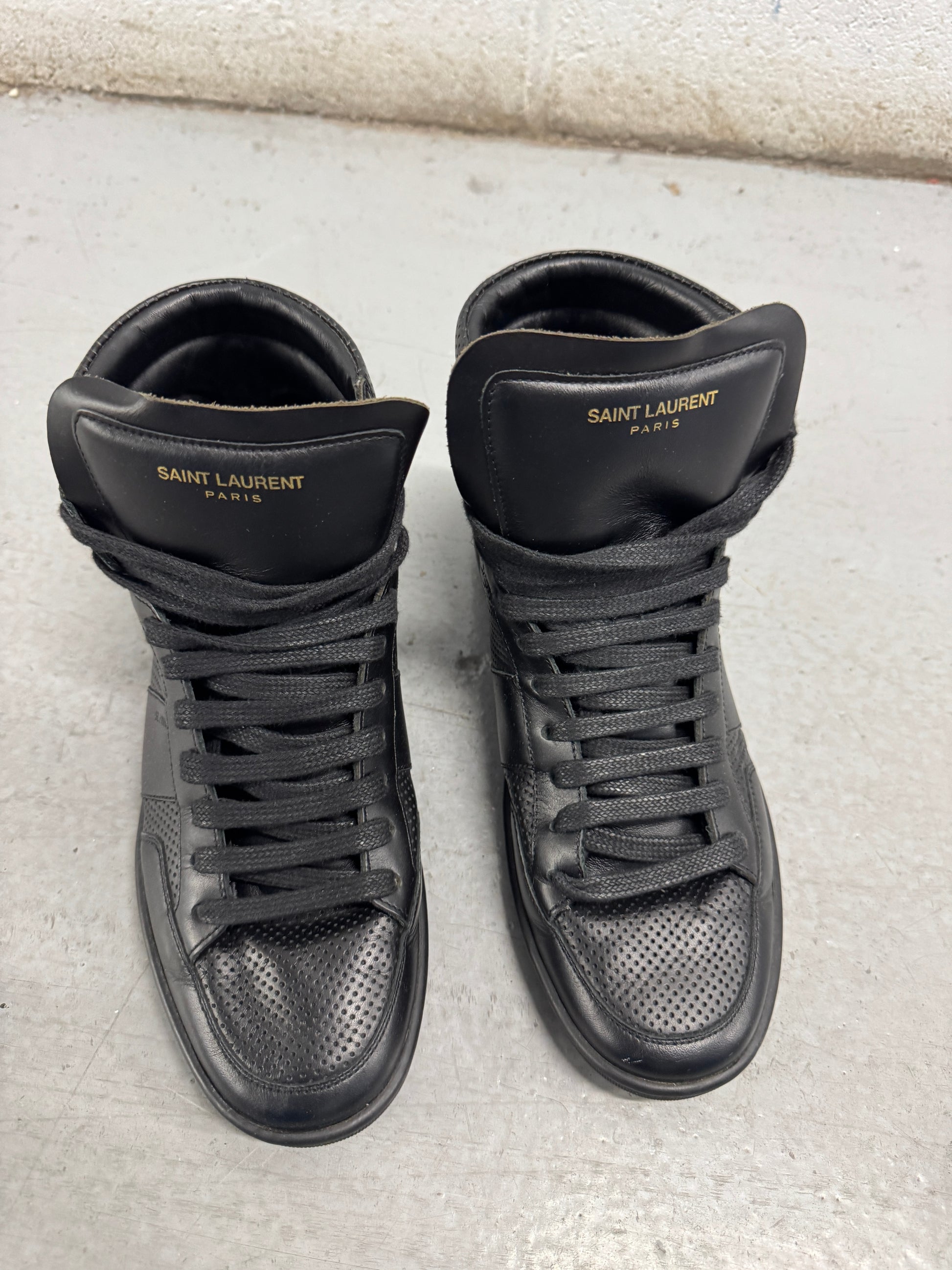 Saint Laurent SL-10 Black High-Top