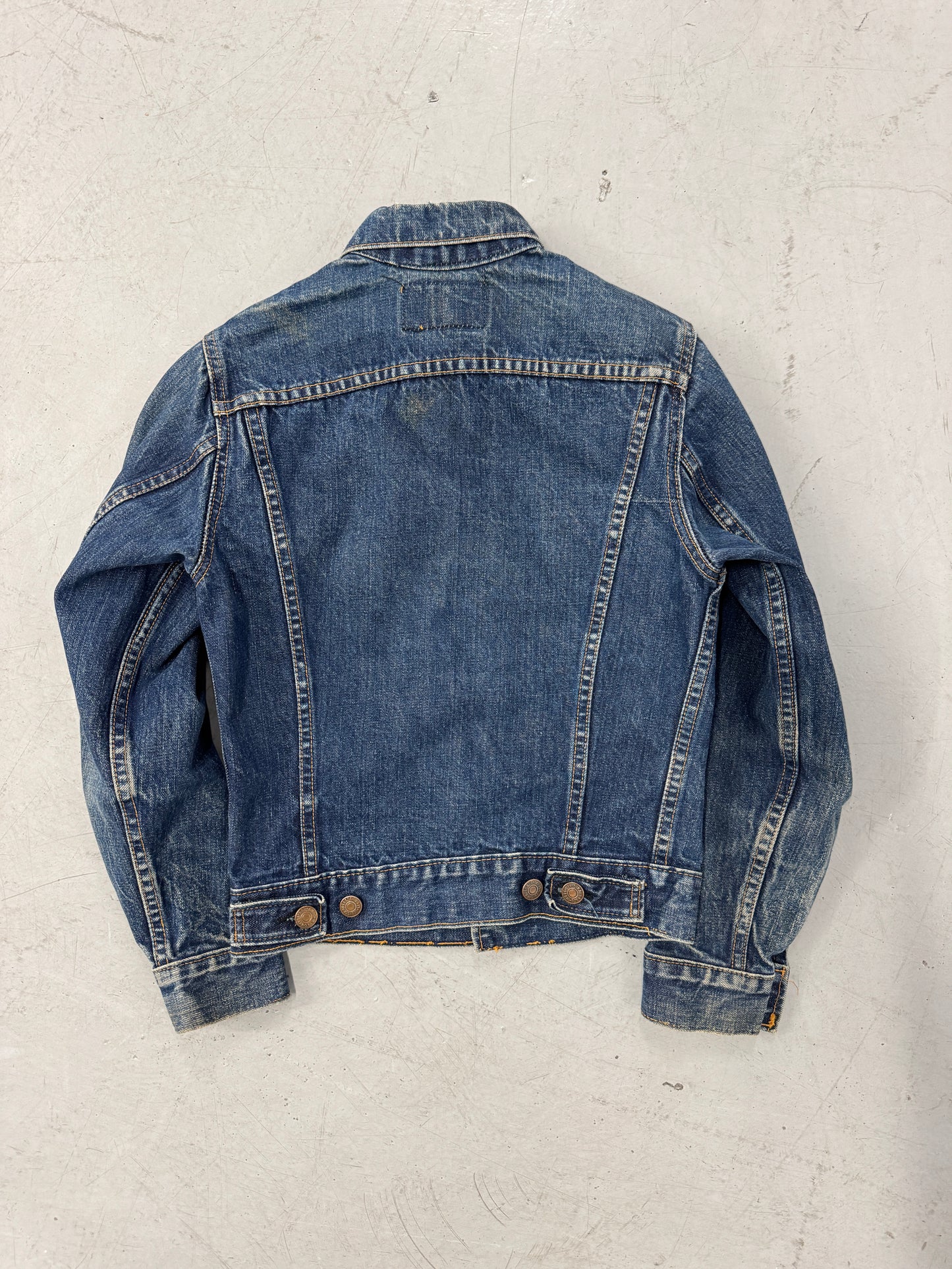 1960s Levis Type III Big 'E' Denim Trucker Jacket [S]