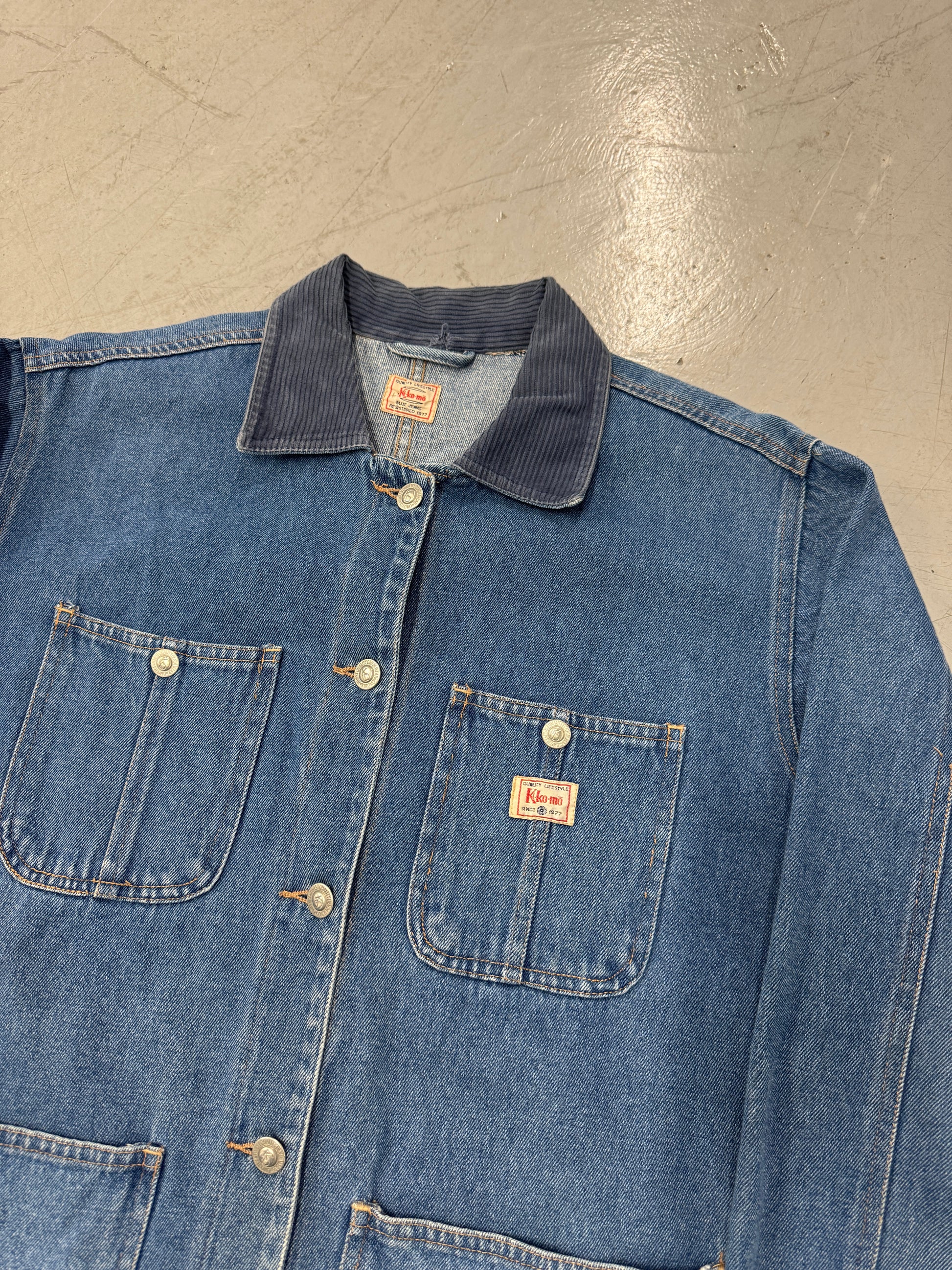 1980s Ki-Ko-Mo Denim Chore Jacket [L]