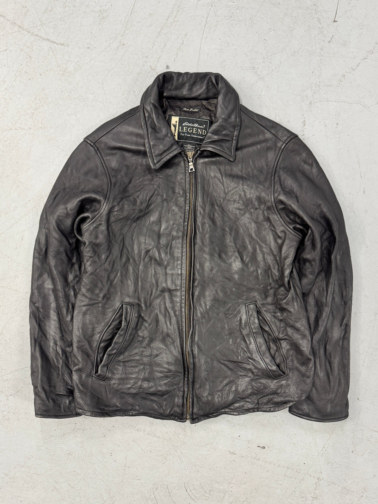 2000s Eddie Bauer Legend Leather Jacket [S]