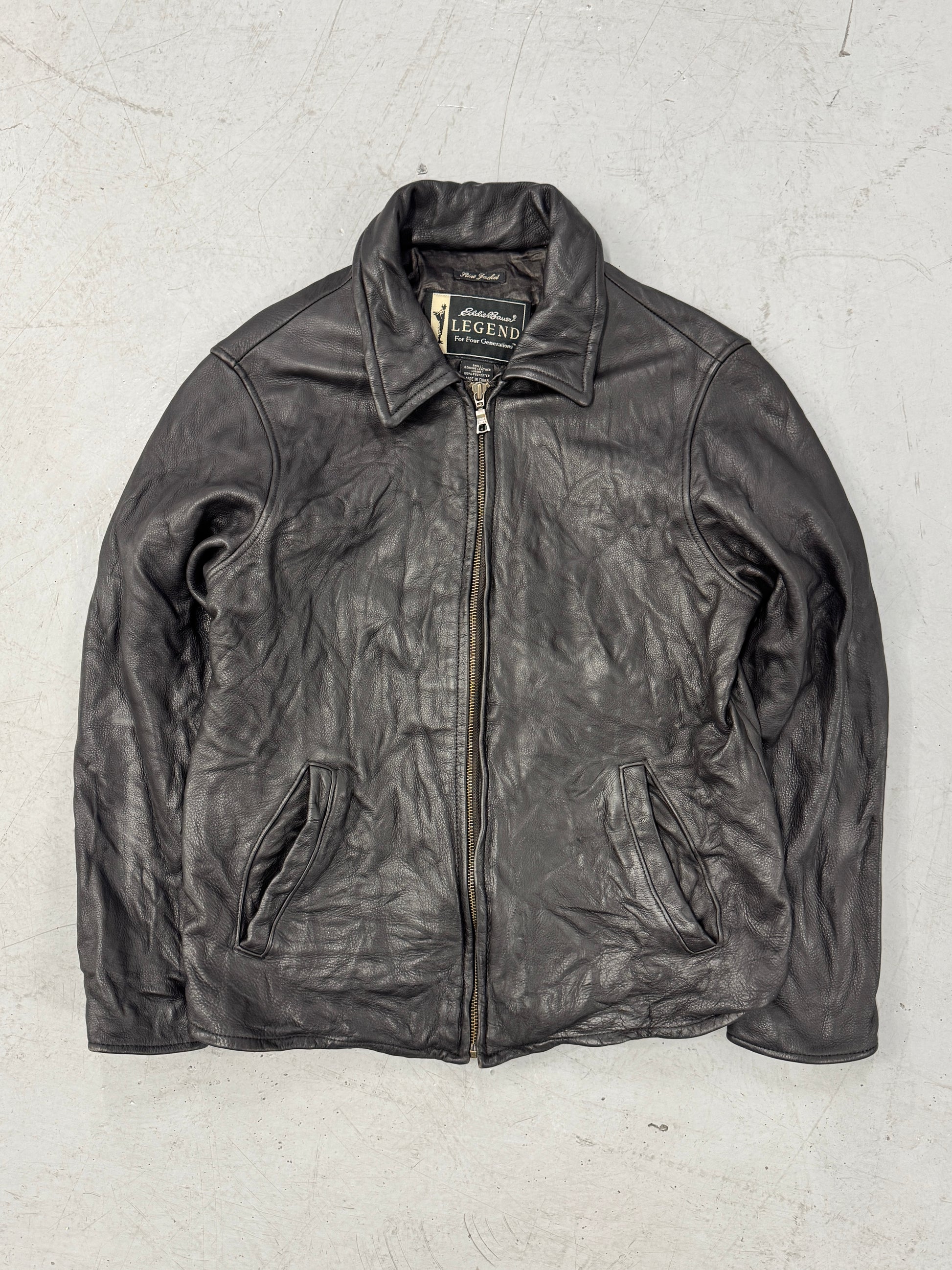 2000s Eddie Bauer Legend Leather Jacket [S]