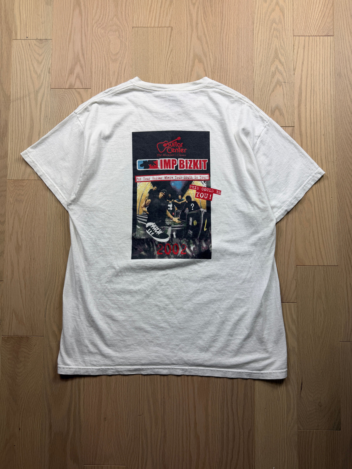 2000s Limp Bizkit Guitar Center Promo T-Shirt [XL]