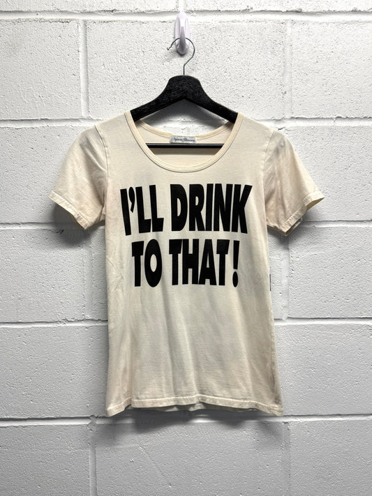 2000s Hysteric Glamour “I’ll Drink To That” T-Shirt [S]