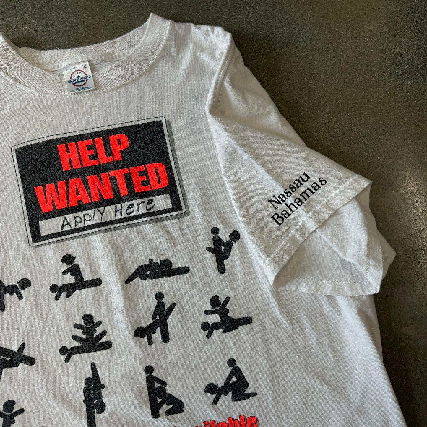 Vintage 1990s Help Wanted Sex T-Shirt [L/XL]
