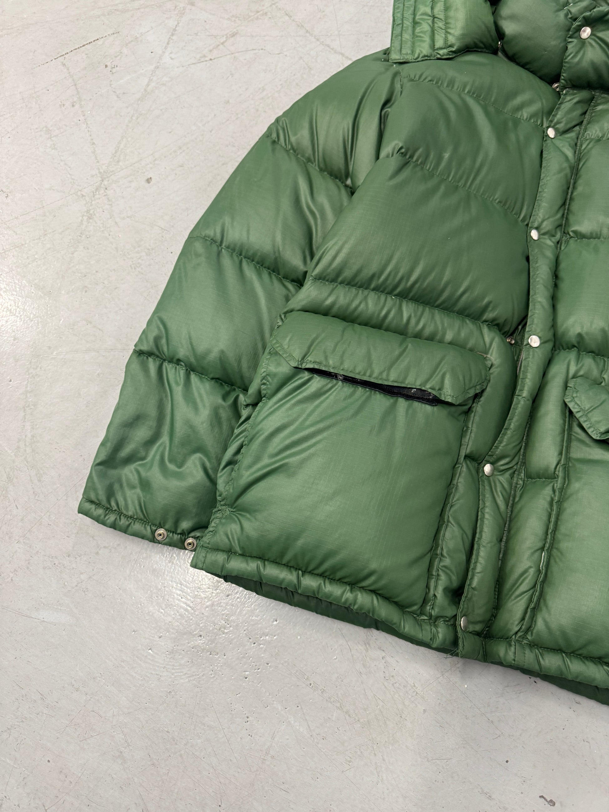 1970s/80s The North Face 'Sierra Parka' Brown Label Made in USA [L]