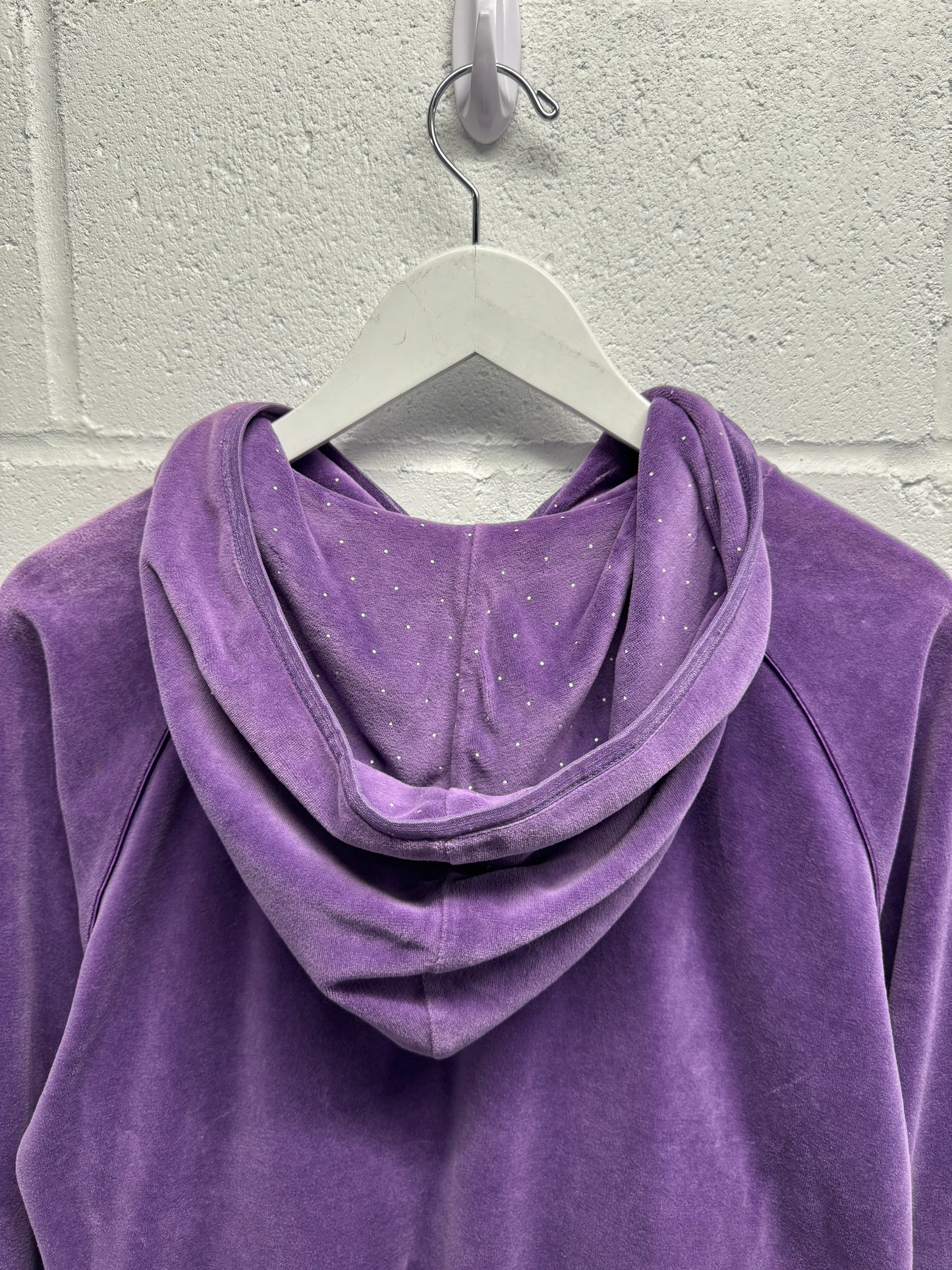 Y2K 2000s Velour Zip-Up [M]