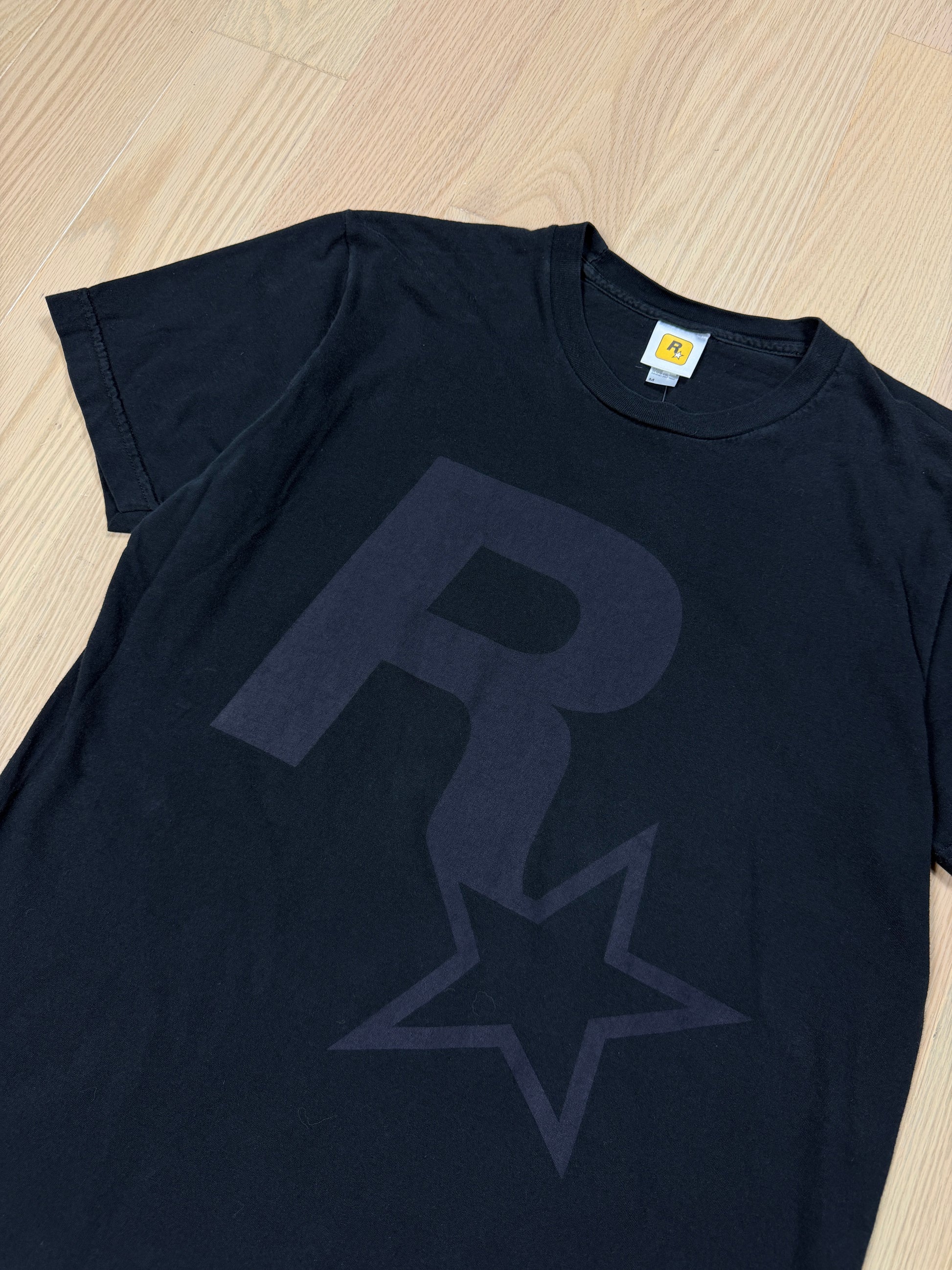 2000s Rockstar Tonal Logo T-Shirt [M]