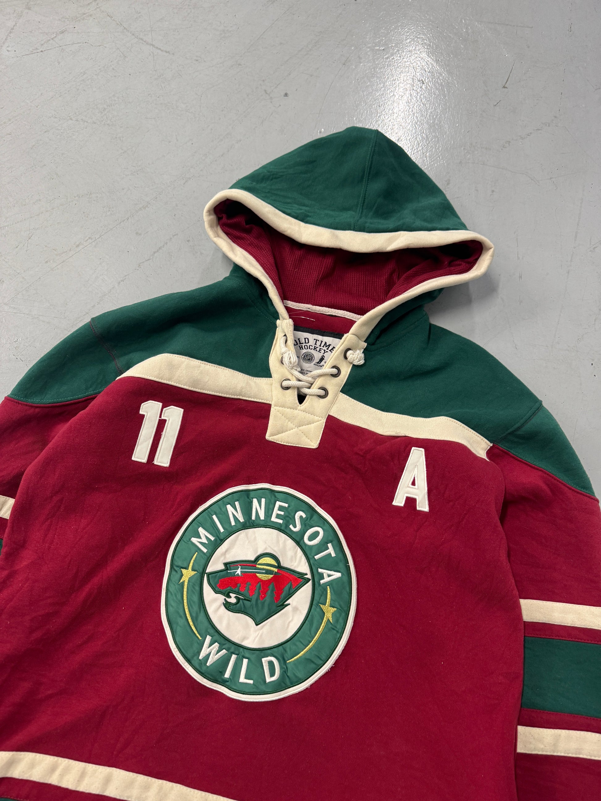 2000s Minnesota Wild Hockey Hoodie [XL]