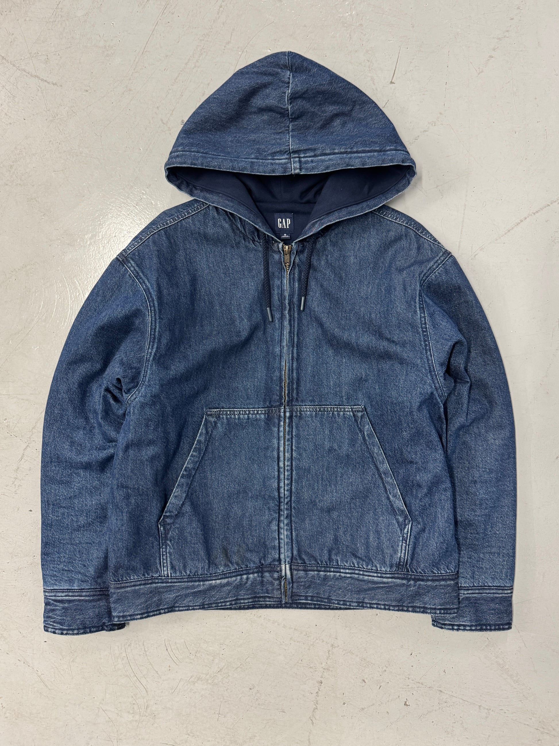 2000s Gap Denim Zip-Up Jacket [S/M]