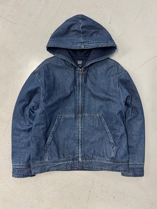 2000s Gap Denim Zip-Up Jacket [S/M]