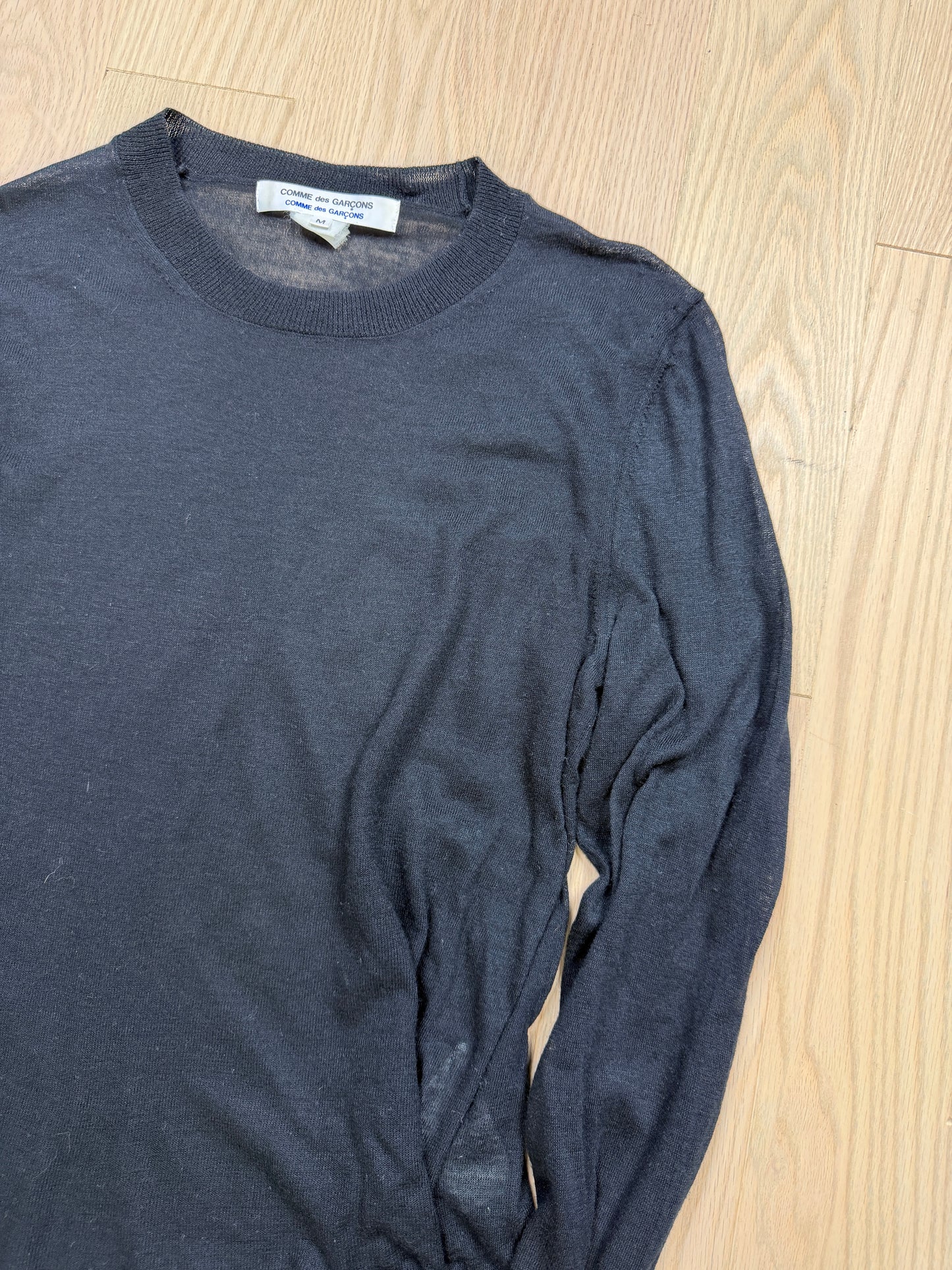 Comme Des Garcons Wool Thin Sweater [M]