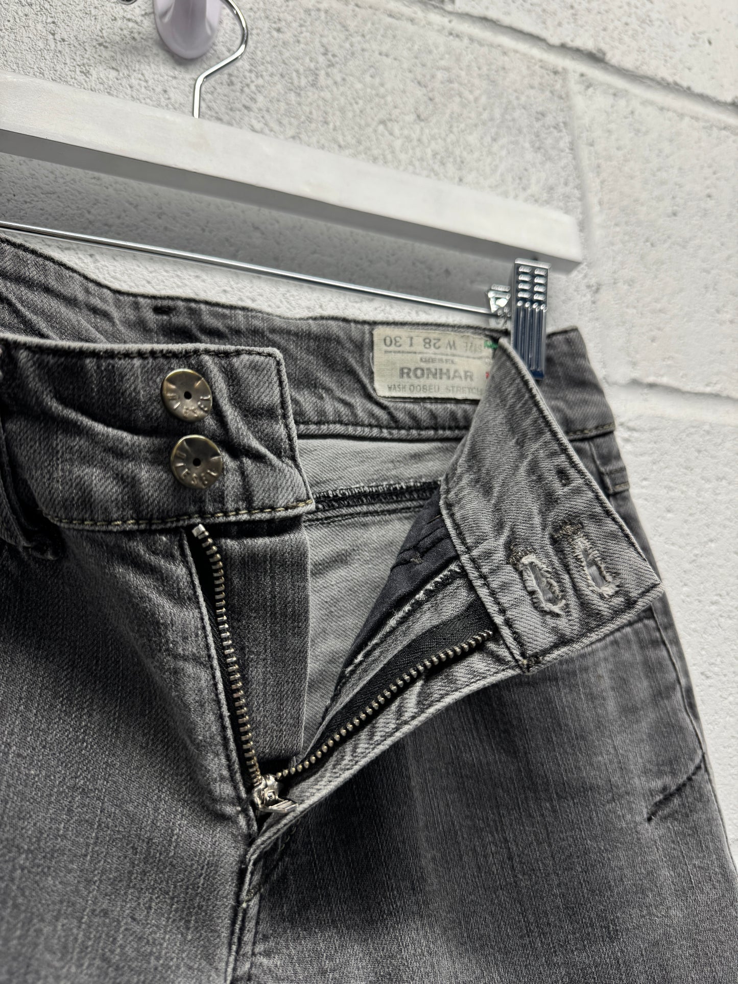 Y2K 2000s Diesel Low Rise Flared Jeans [28]