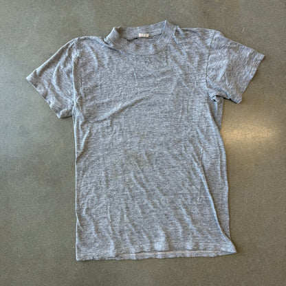 Vintage 1980s Distressed Gray Blank T-Shirt [M/L]