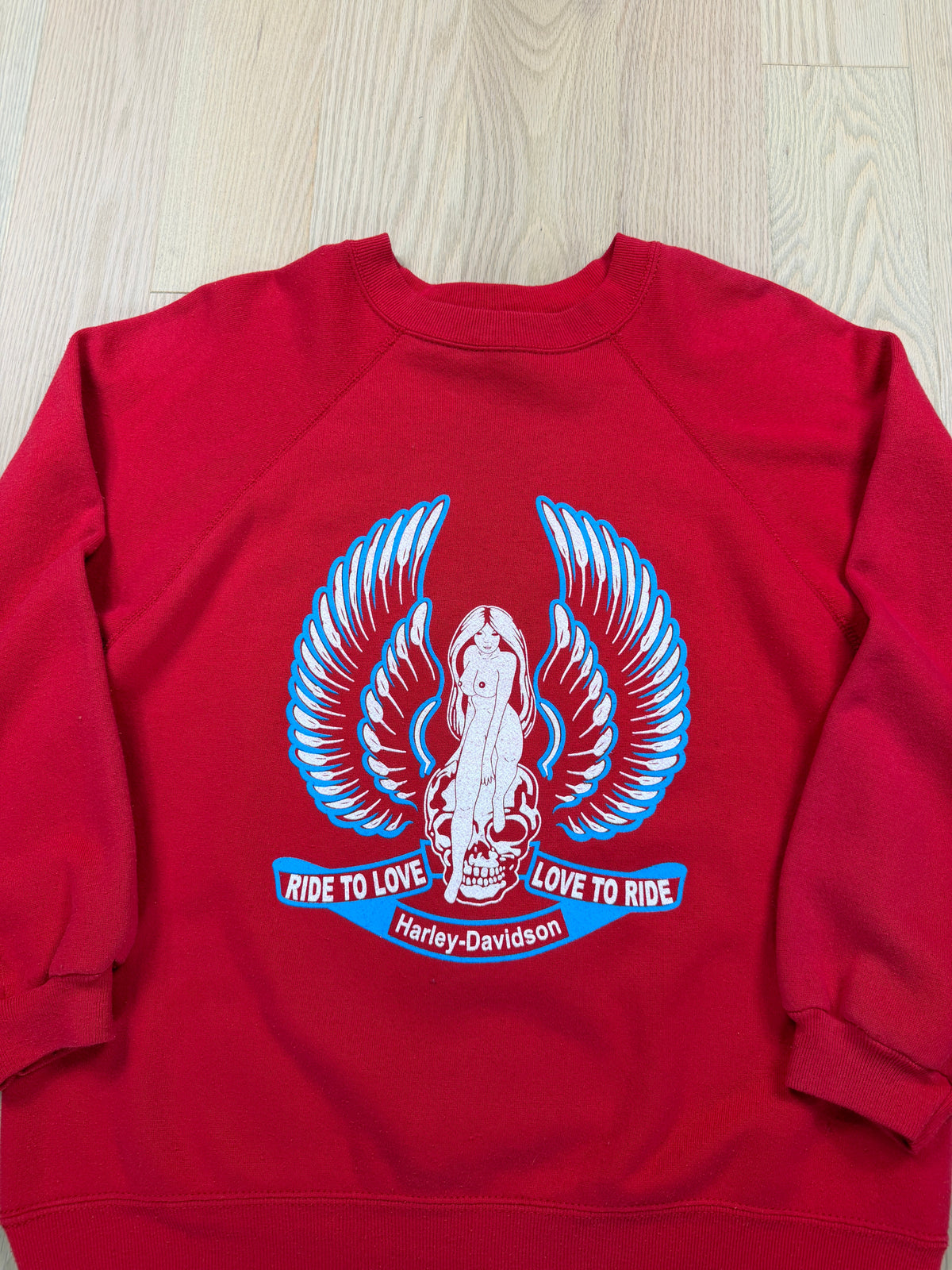 1980s Harley Davidson Vulgar Crewneck [L]