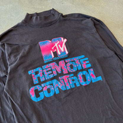 Vintage 1988 MTV Remote Control Longsleeve T-Shirt [XL]